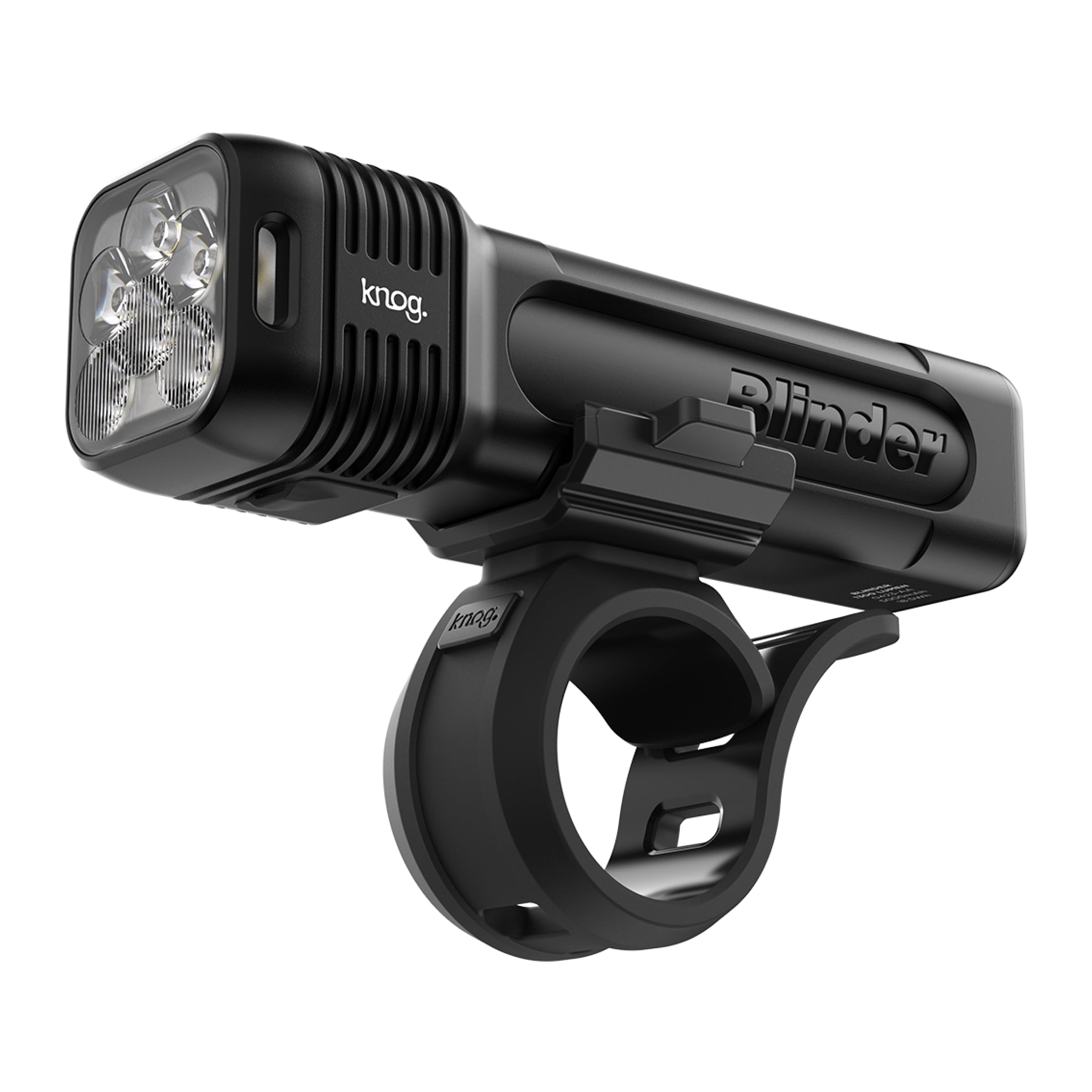 Knog Blinder 1300 Bike Light - 1300 Lumen Bicycle Light with Compact CNC Design, 6 Modes, USB-C Rechargeable, IP67 Waterproof, L