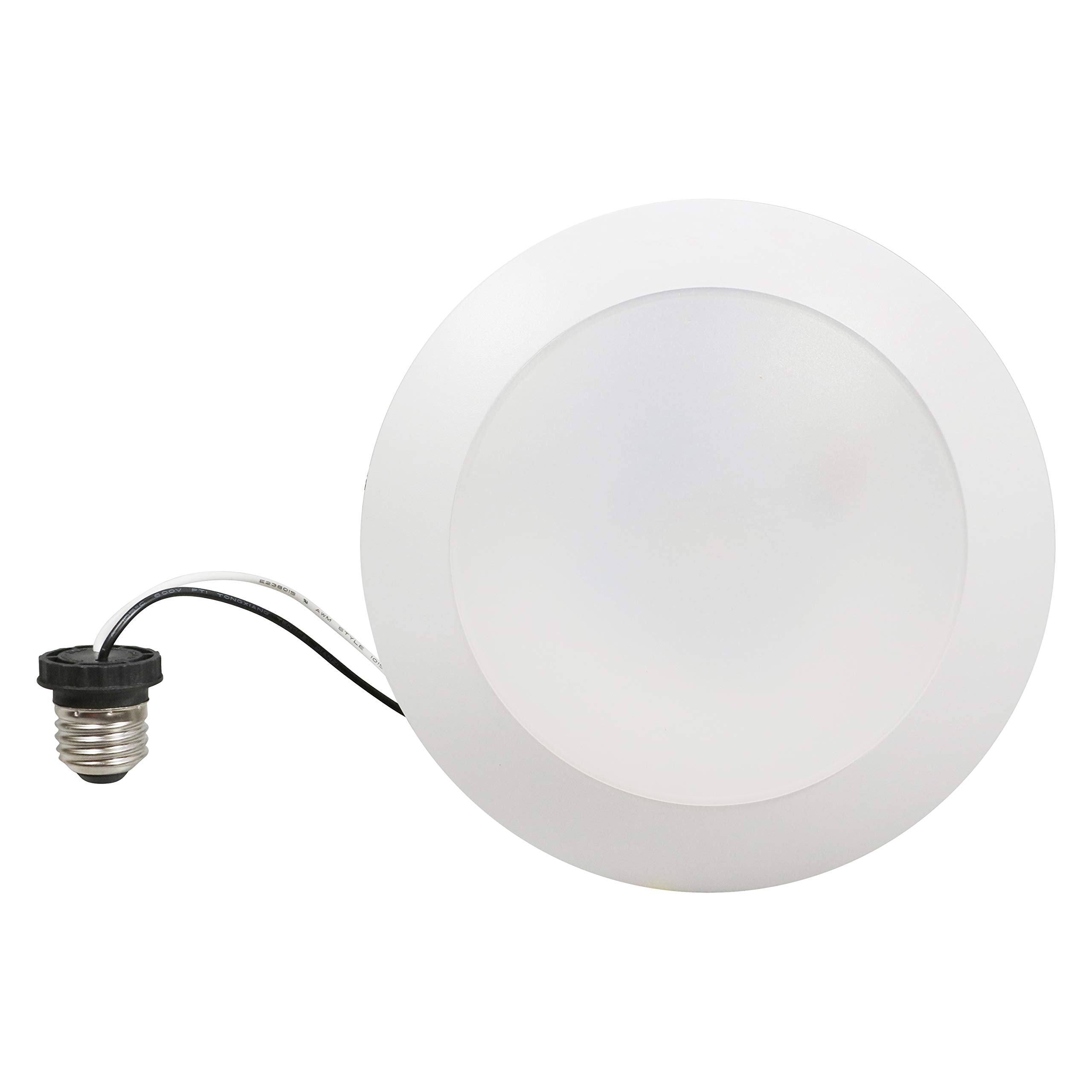 Sylvania LED Light Disk Downlight Kit, 9W=65W, 5 CCT Color Select (2700K/ 3000K/ 3500K/ 4000K/ 5000K), 650 LMS, 90 CRI, CEC/Ener