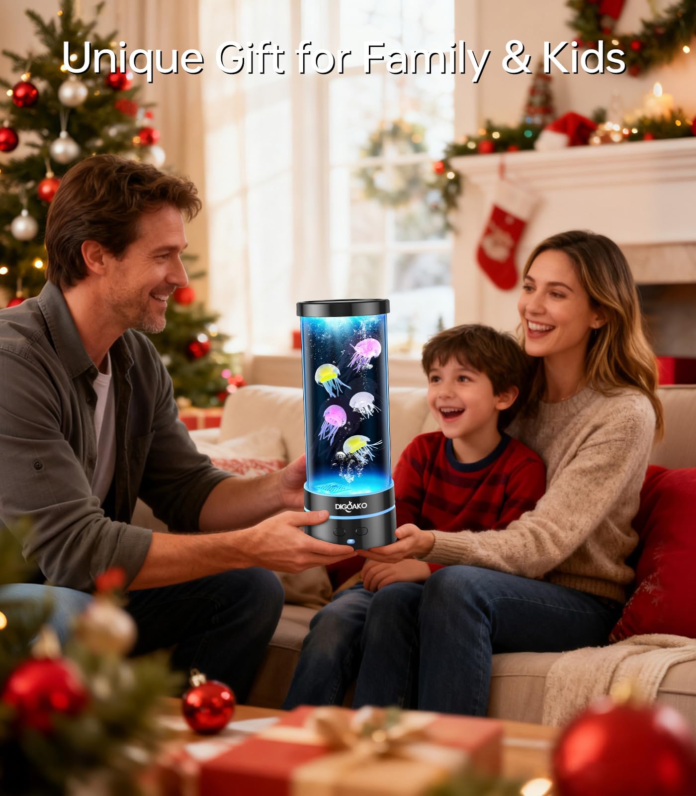 Jellyfish Lamp: Led Jellyfish Tank Lamp  17 Color Changing Dimmable Aquarium Night Light For Home Office Decor Birthday Christmas Gifts For mature-themeds Kids(Led Decorative)