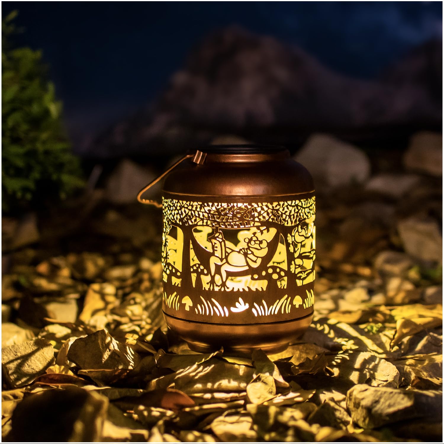 2 Pack Frog Solar Lanterns Outdoor Waterproof,Hanging Solar Lights Frog Gifts For Women Men Metal Led Decorative Light For Yard,