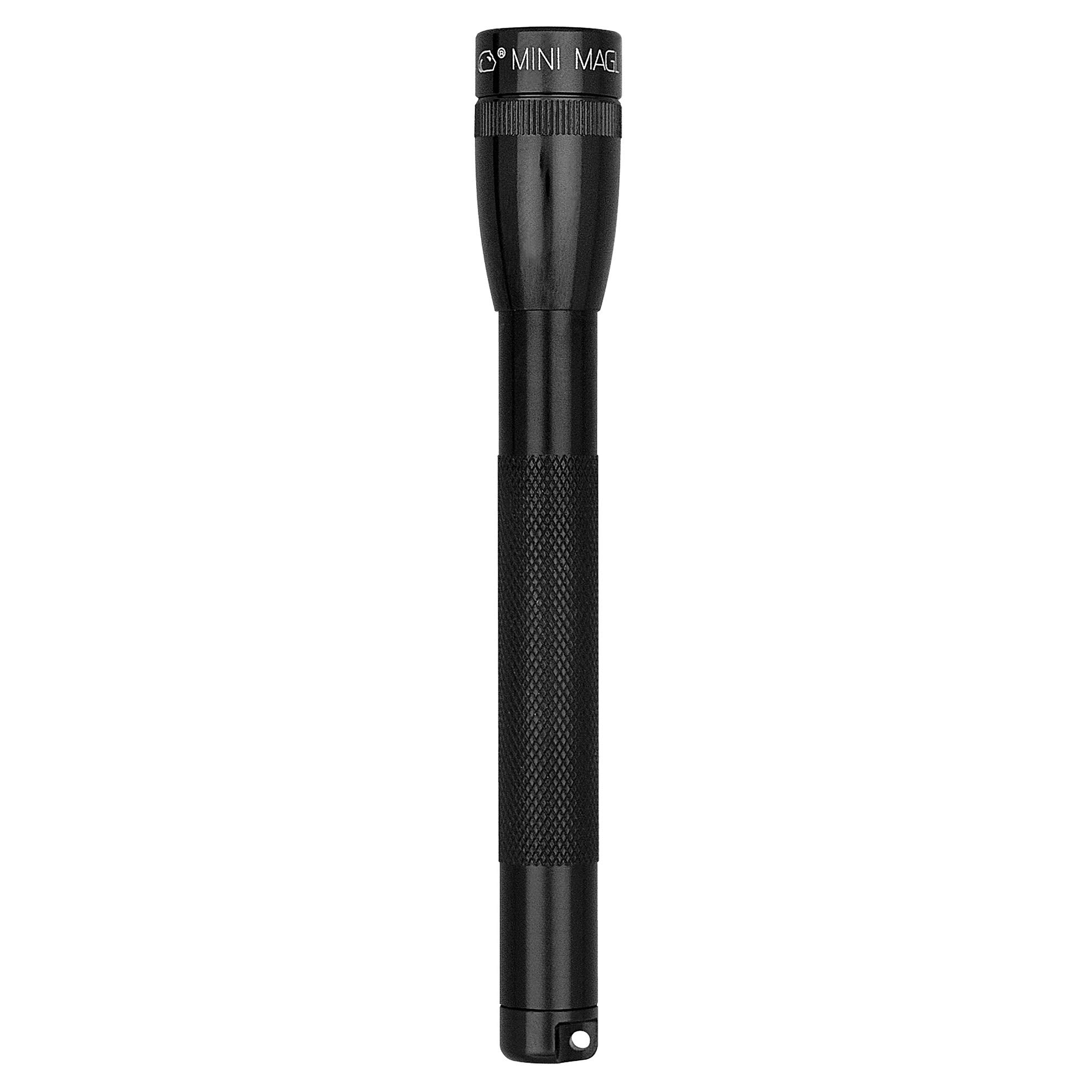MagLite Mini Incandescent Flashlight, M3A016, 2-Cell AAA, Black, One Size, Synthetic