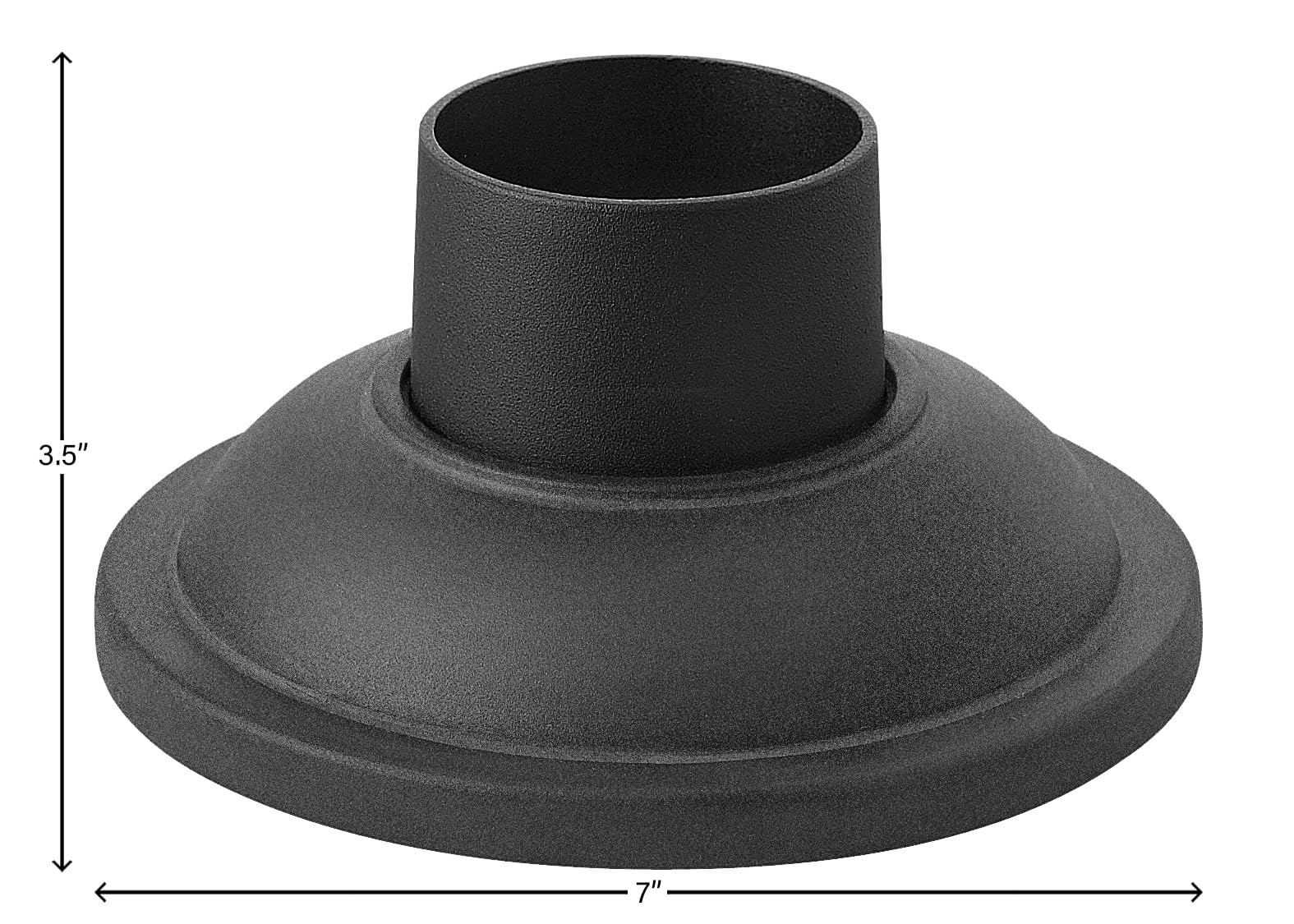 Hinkley Landscape Lighting Pier Mount Base 1304MB Aluminum Traditional Museum Bronze