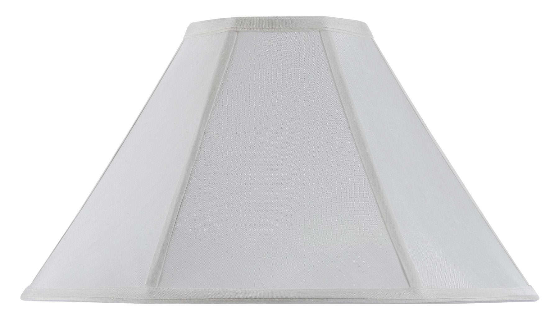 Cal Lighting Sh-8101/21-Wh Shade From Coolie Collection 21.00 Inches, Pwt, Nckl, B/S, Slvr
