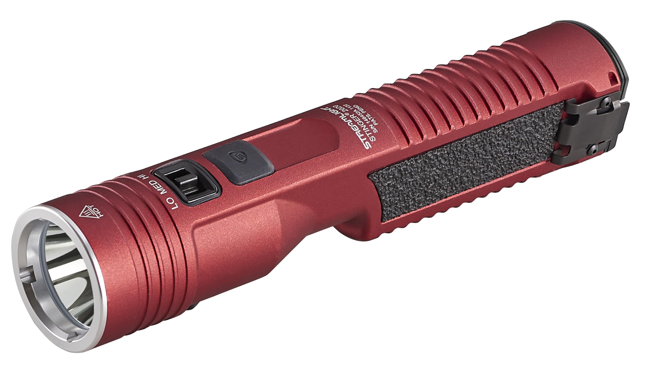 Streamlight 78121 Stinger 2020 2000-Lumen Rechargeable Professional Flashlight With 120V Ac/12V Dc 1 Holder Charger, Red
