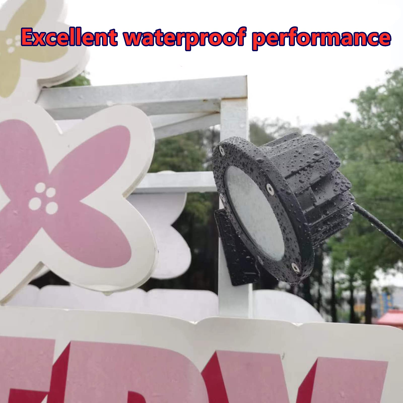 Clip Floodlight 30W Led Work Light Ip65 Waterproof 300W Equivalent 11.5Ft 3.5M Cord With Plug Lights For Workshop Garage, Construction Site Applicable To Various Environments (30W Warm White)