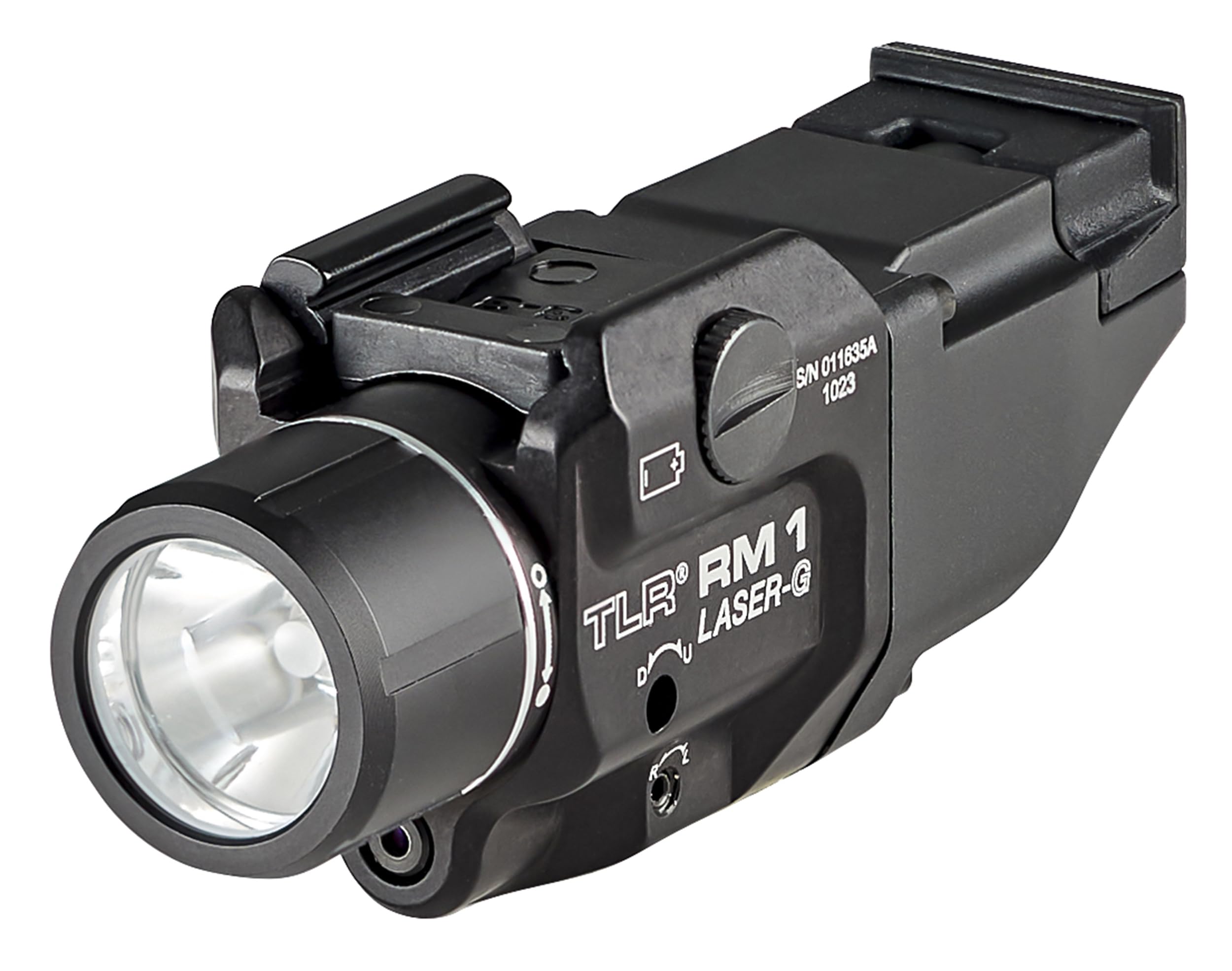 Streamlight 69443 TLR RM 1 G 500-Lumen Rail-Mounted Tactical Weapon Light with Integrated Green Aiming Laser, Remote Pressure Sw