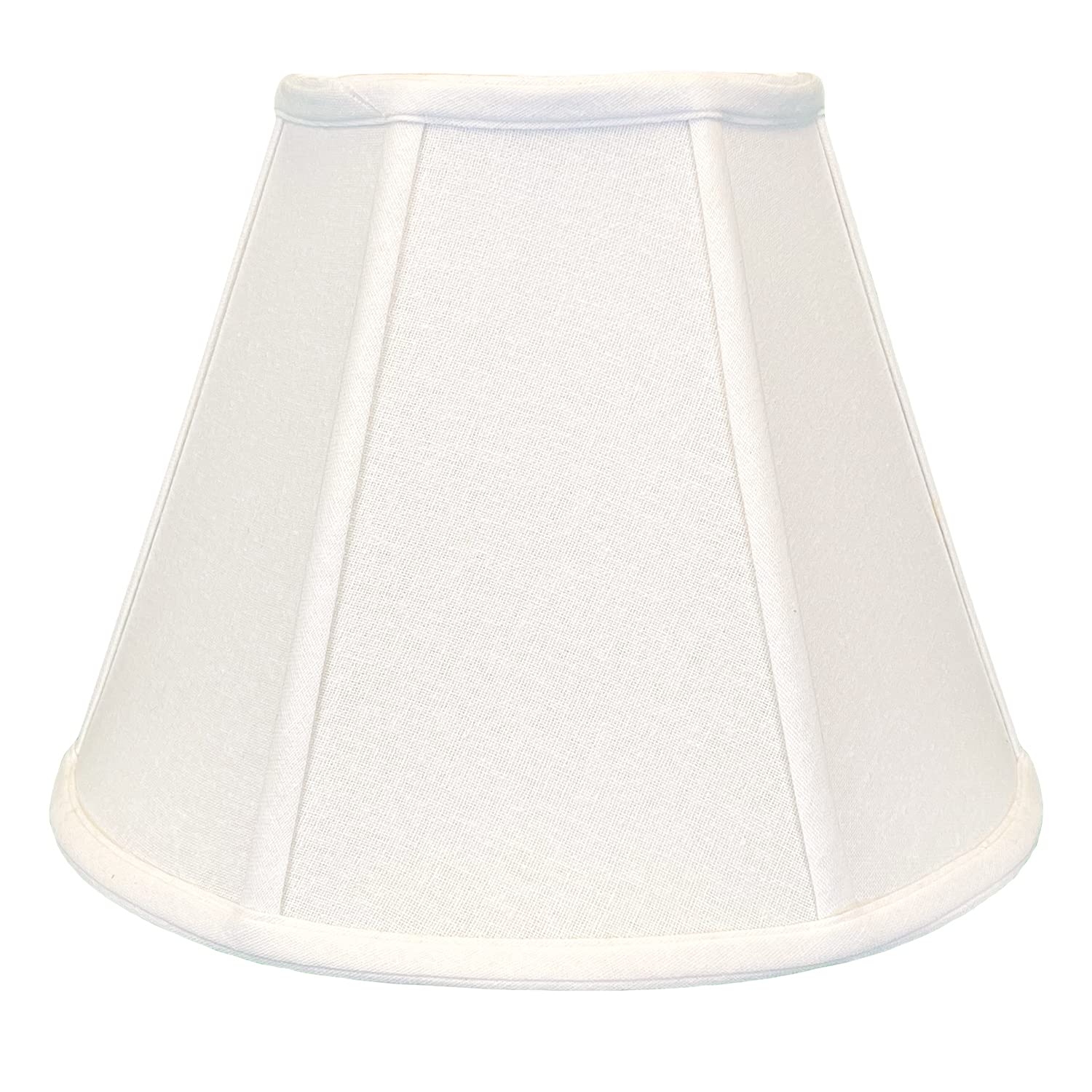 Royal Designs, Inc. Deep Empire Lamp Shade - White - 8 X 14 X 11
