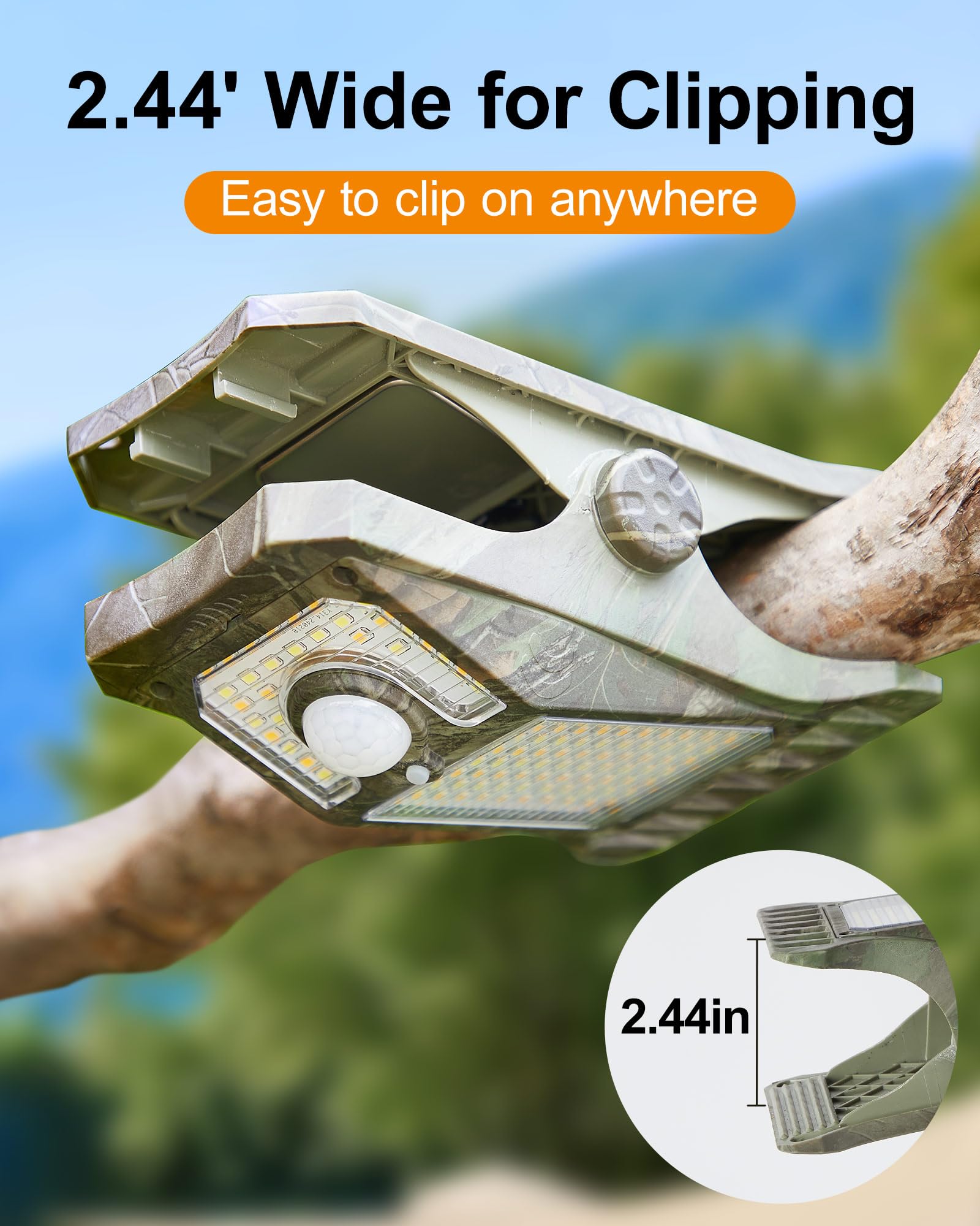 LIFENGSOLER 1000LM High Bright Solar Camping Lights, 118LED Solar Powered & USB Rechargeable Camping Essentials, IP68 Waterproof