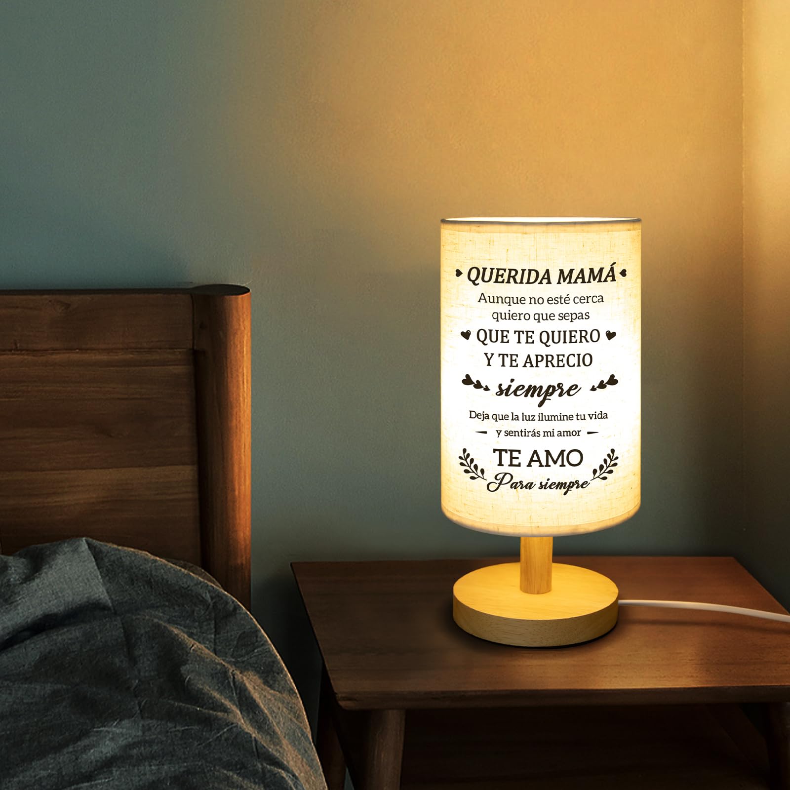 Gifts For Mom In Spanish, Regalos Para Mujer Table Lamp, Spanish Mom Birthday Gifts, Mom Gifts In Spanish From Daughter Son, Reg