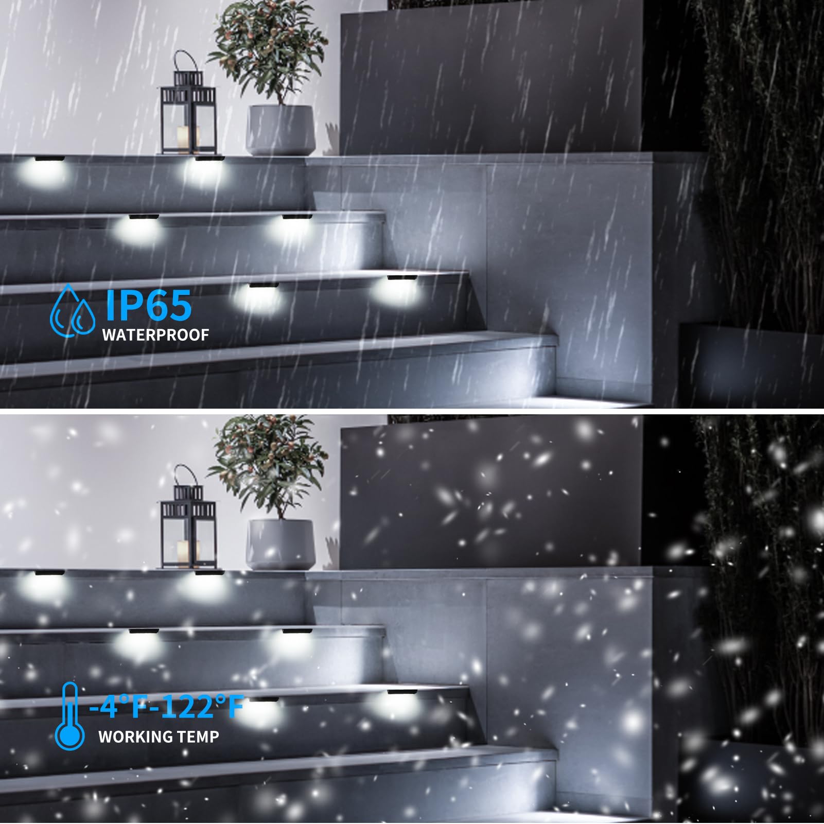 Kwinmyso 4 Packs 4Inch Led 1.8W Hardscape Lighting,12V Ac/Dc Low Voltage Retaining Wall Light Paver Lighting,5000K Daylight Whit