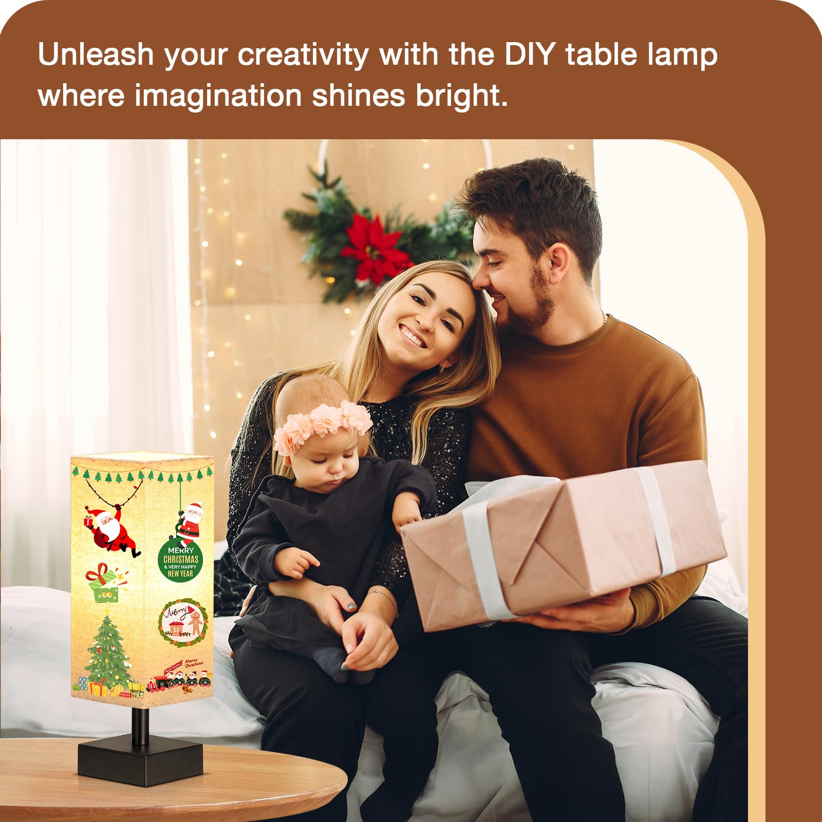 Aooshine Linen Black Small Table Lamp - Bedside Lamp For Bedroom, Minimalist Nightstand Lamp With Silver Base, Desk Lamp For Kid