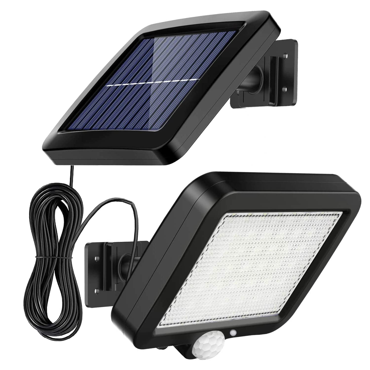 Outdoor Solar Lights Solar Barn Light Outdoor 56 Led 700Lum Shed Light Solar Security Lights Motion Detector Ip65 Waterproof 120° Sensor Angle For Patio Barn Garden Pathway Yard Lawn Balcony