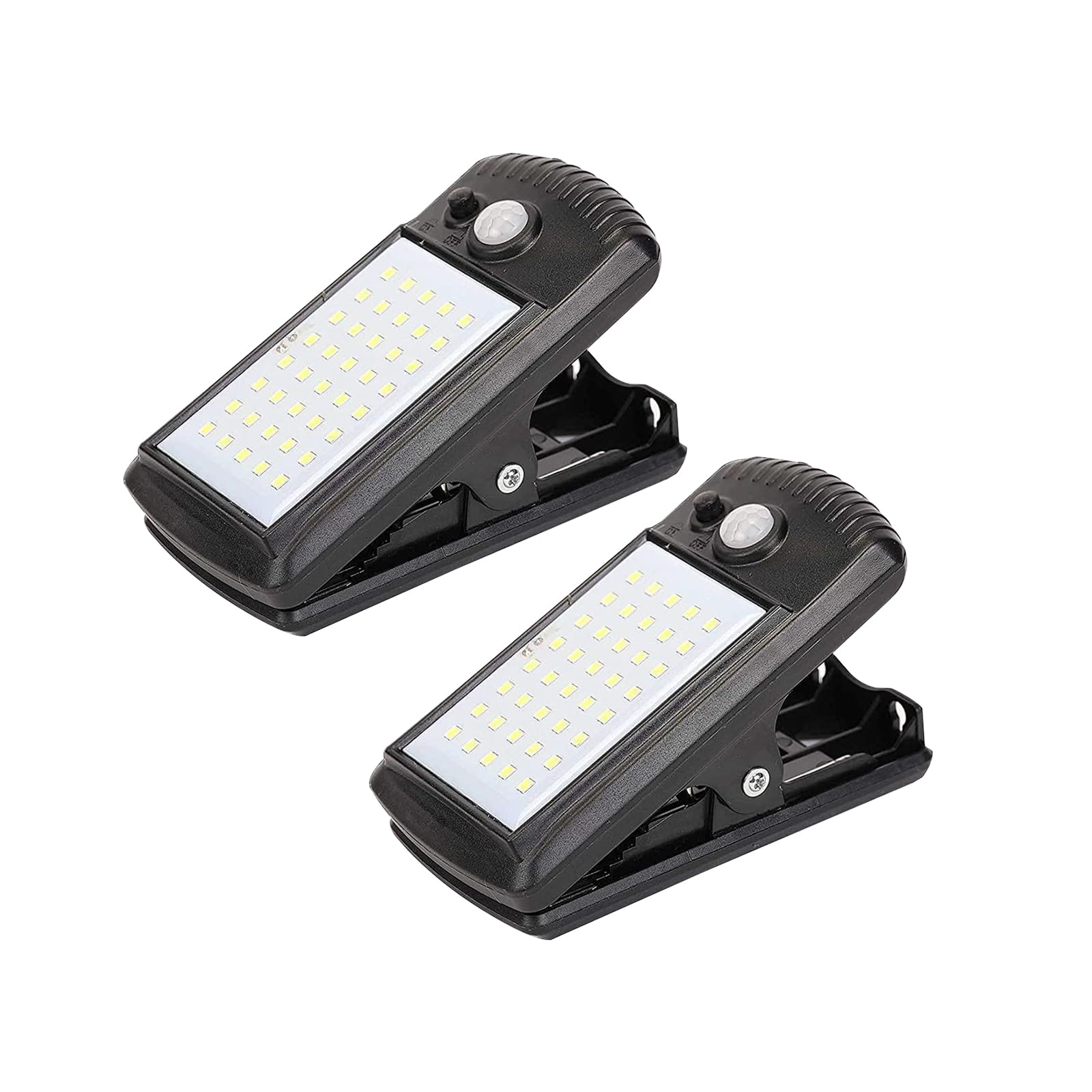 YJFWAL 2 Pack Solar Lights Outdoor 40 LED 3 Modes Clip on Lights Outdoor Solar Security Light Solar Motion Sensor Lights IP 65 W