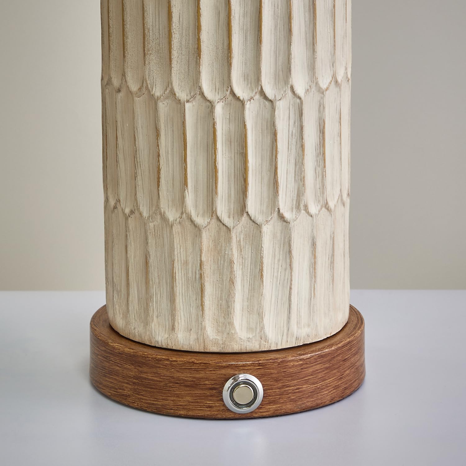 Oyears 3-Way Dimmable Touch Control Table Lamp Set Of 2 With Dual Usb A+C Ports For Bedroom Living Room 26.5    Modern Farmhouse