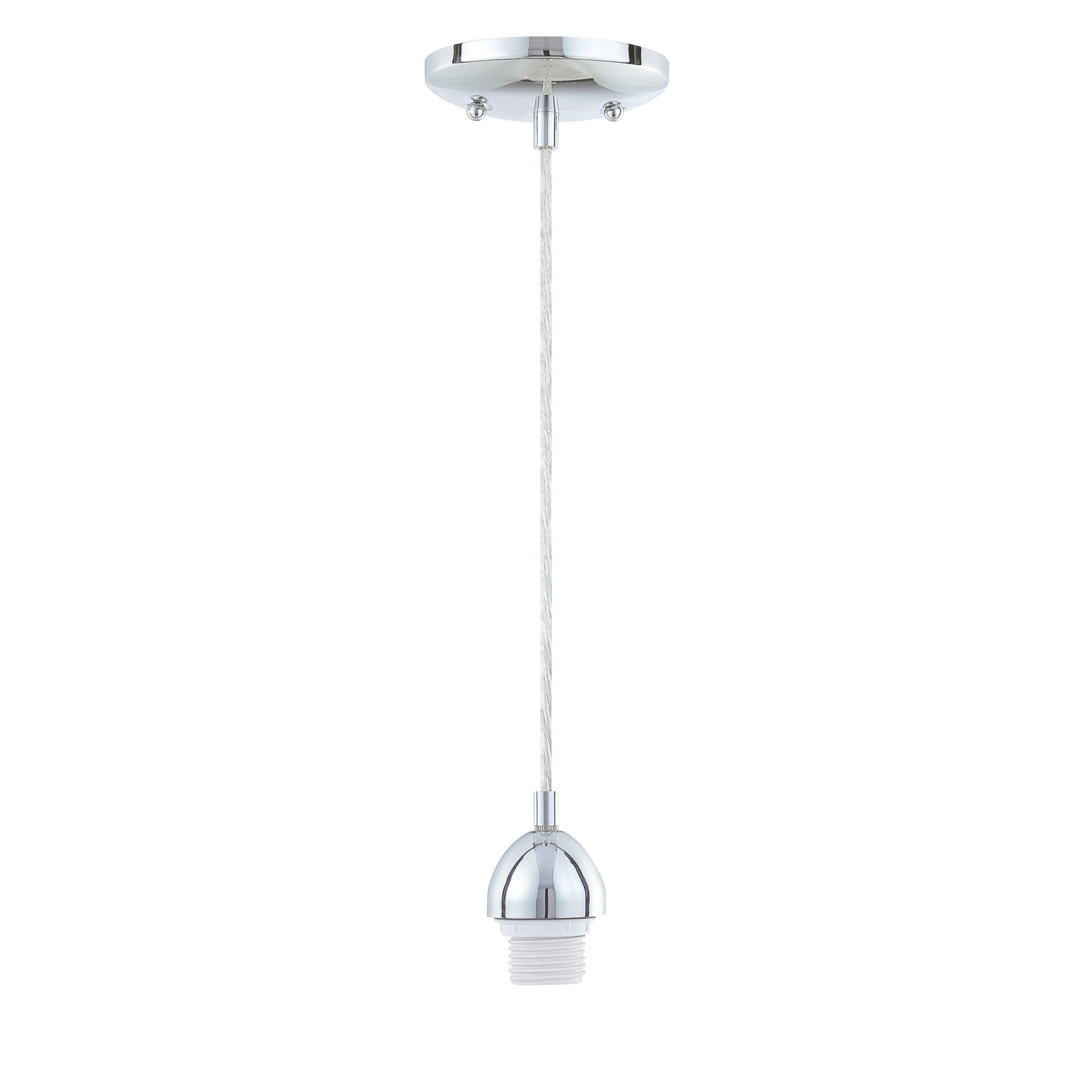 Westinghouse One-Light Indoor Mini Pendant, Chrome, Metal, Model 8571800