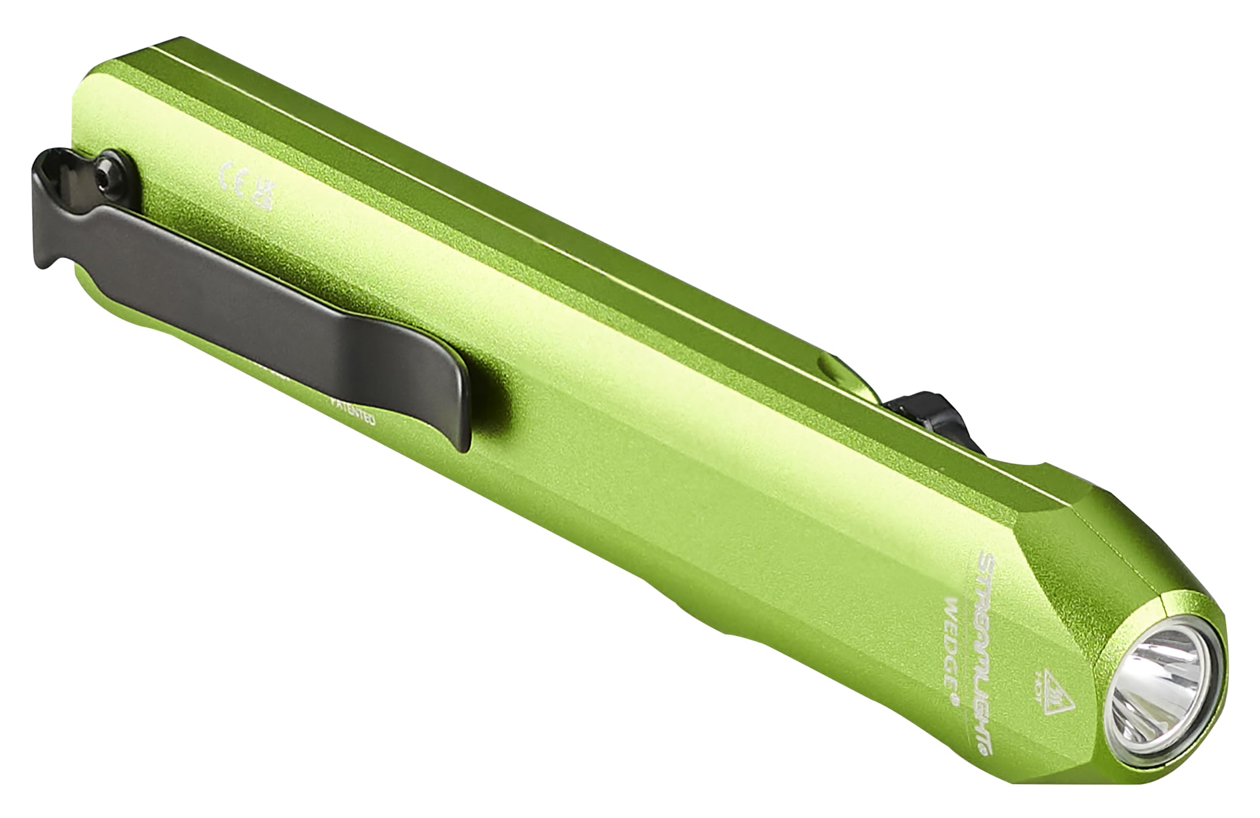 Streamlight 88821 Wedge 300-Lumen Slim Everyday Carry Flashlight, Includes Usb-C Cable And Lanyard, Lime Green