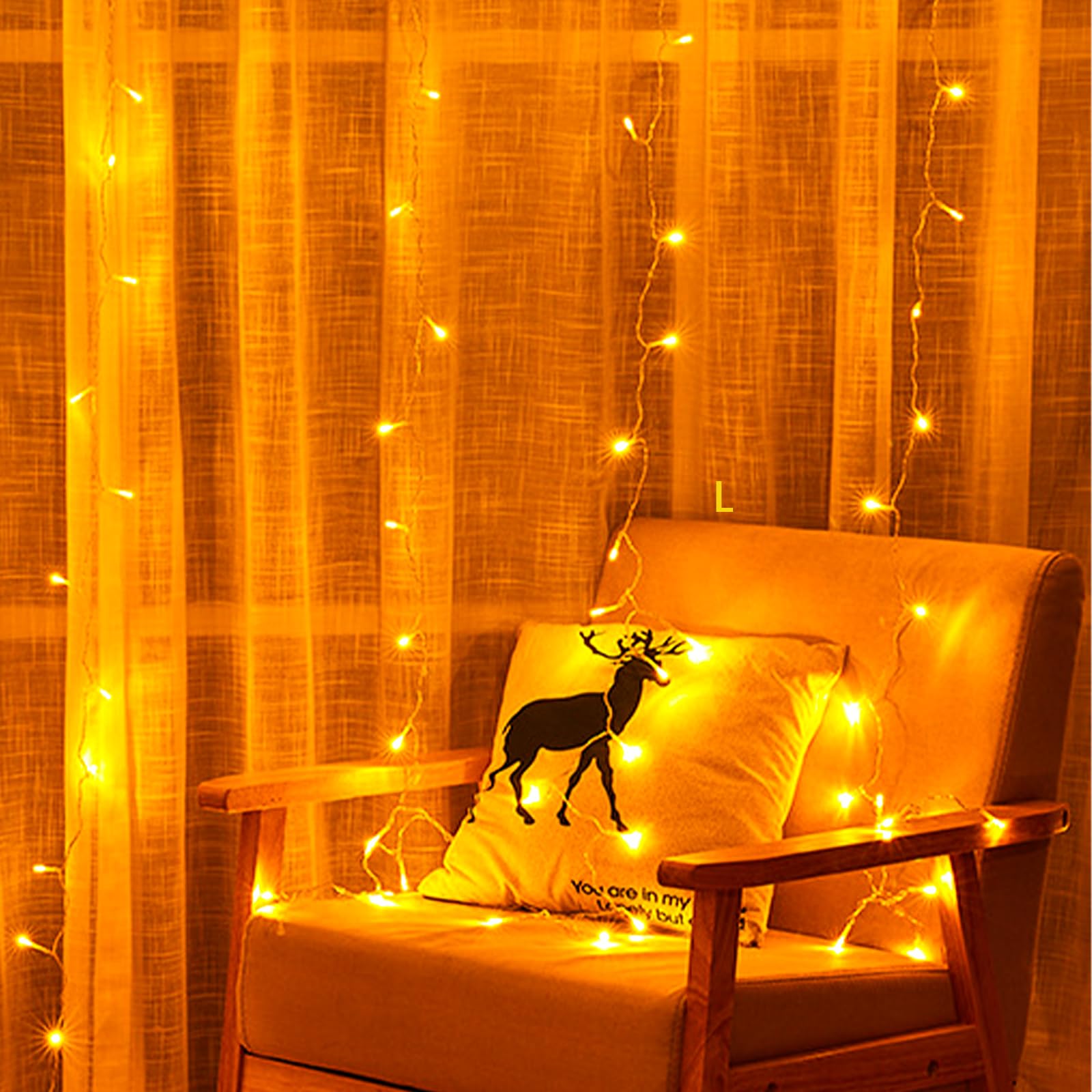 Jacuxlss 33Ft 100 Led Plug In Connectable Fairy String Lights  8 Mode Decorative Lights For Home  Bed Room  Classroom Wall Ceiling Tree Hanging Indoor Outdoor Easter Christmas Decor  Warm White