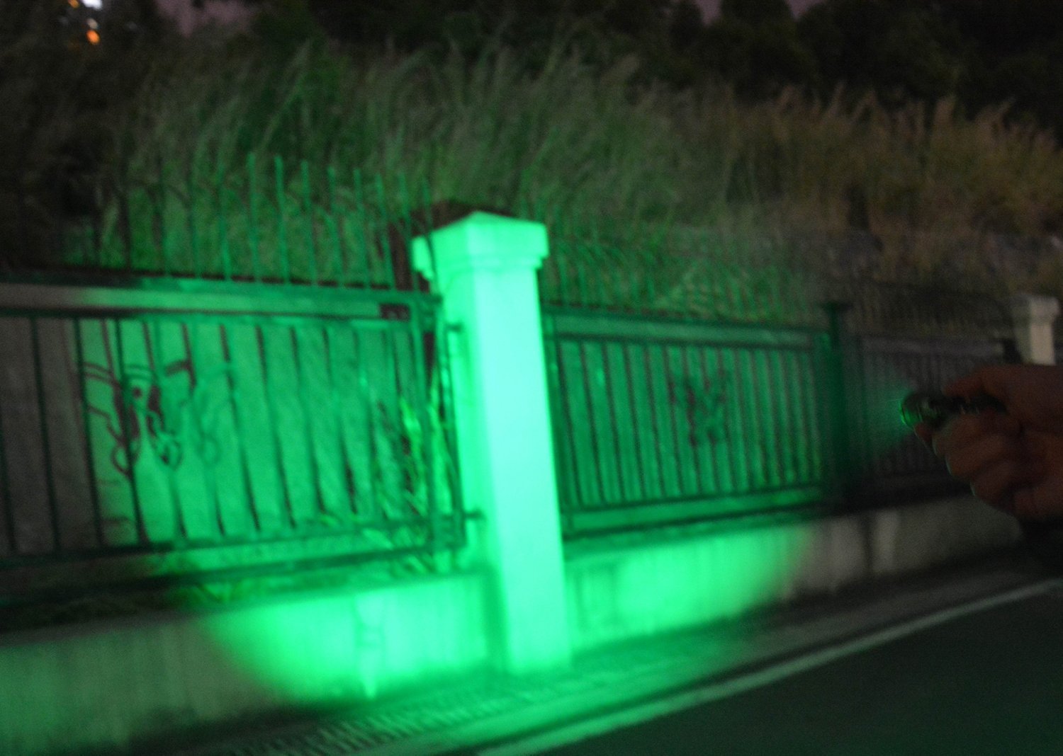 WAYLLSHINE Green LED Flashlight, Mini Hunting Light, 1 Mode, Aluminum, Model WLS-SK68-GREEN-1M