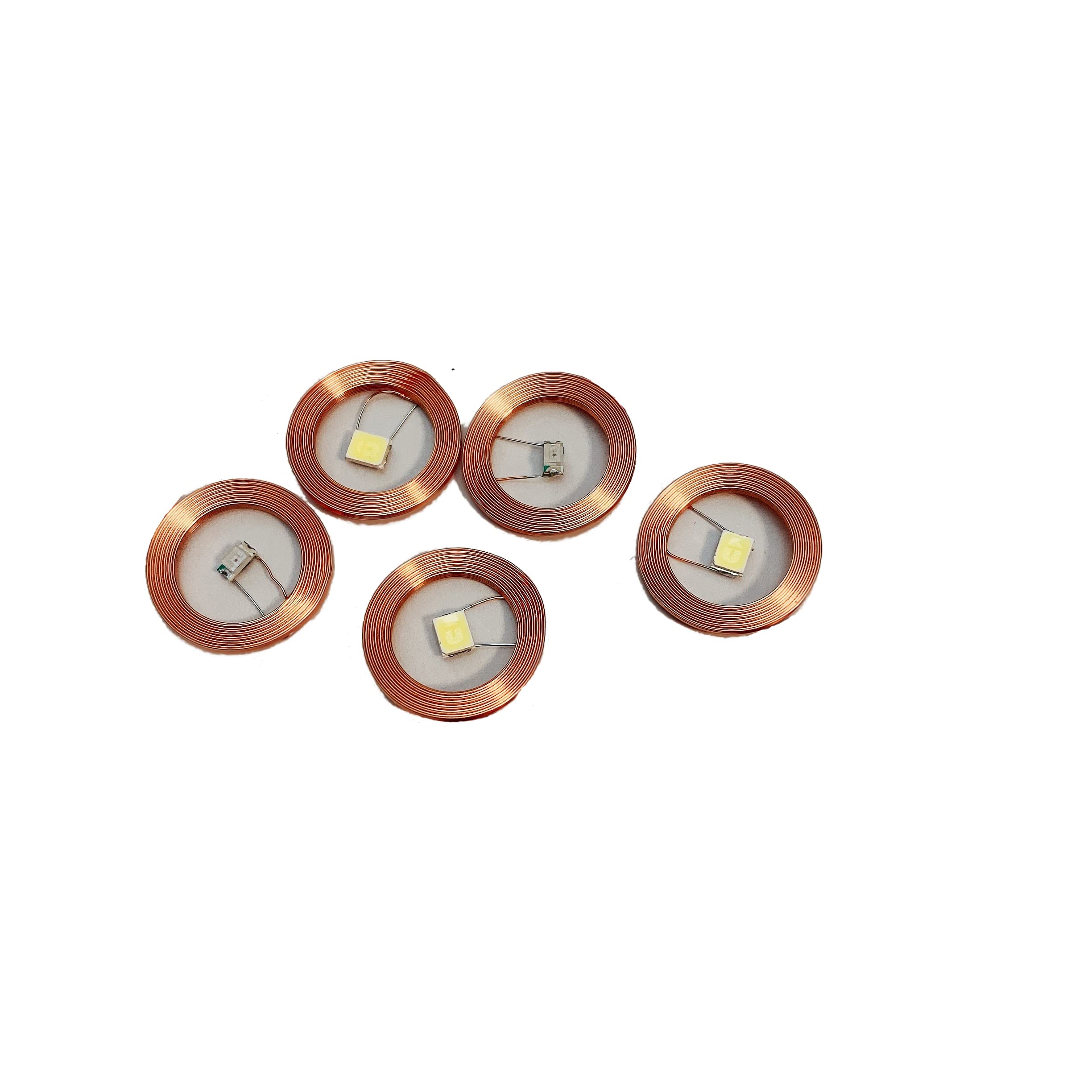 Taidacent LED Light Bulb, 0.5W, Warm White, 5 Pcs Induction Wireless, for Micro Modeling Decoration