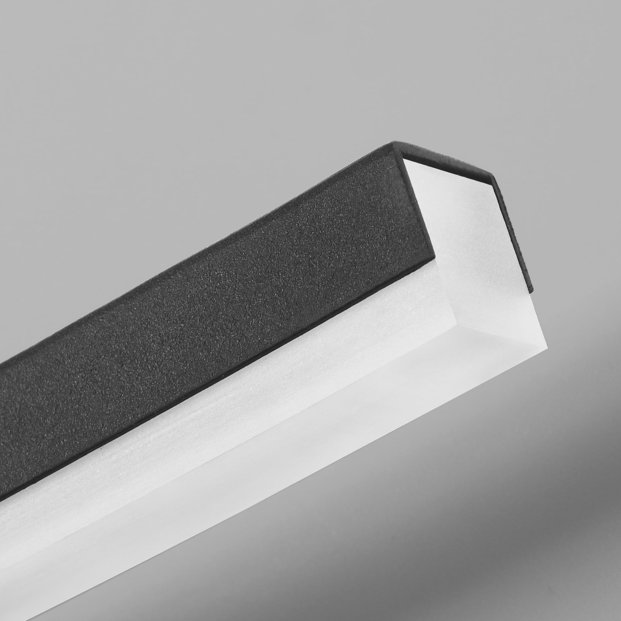 PRESDE Bathroom Vanity Light Fixtures 24inch Dimmable LED Black 3 Color Temperatures Metal