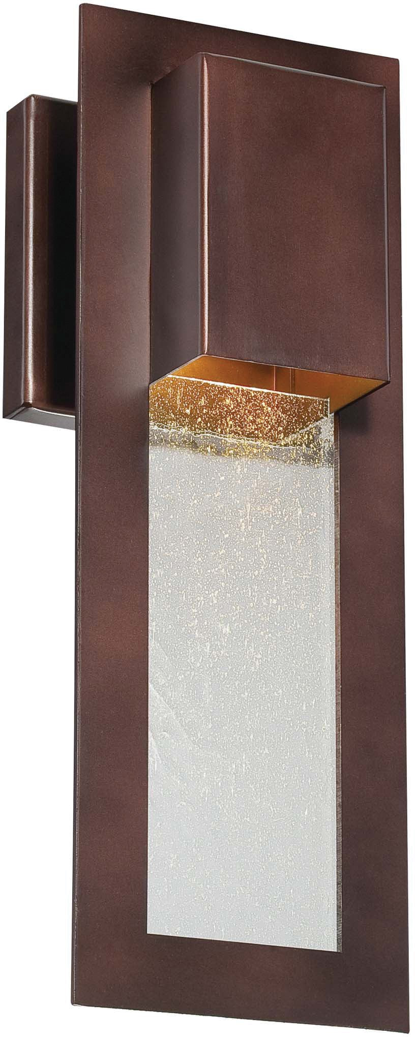 Minka Lavery Modern Outdoor Wall Light 72381-246 Westgate Dark Sky Exterior Wall Lantern, 35W Halogen, Bronze