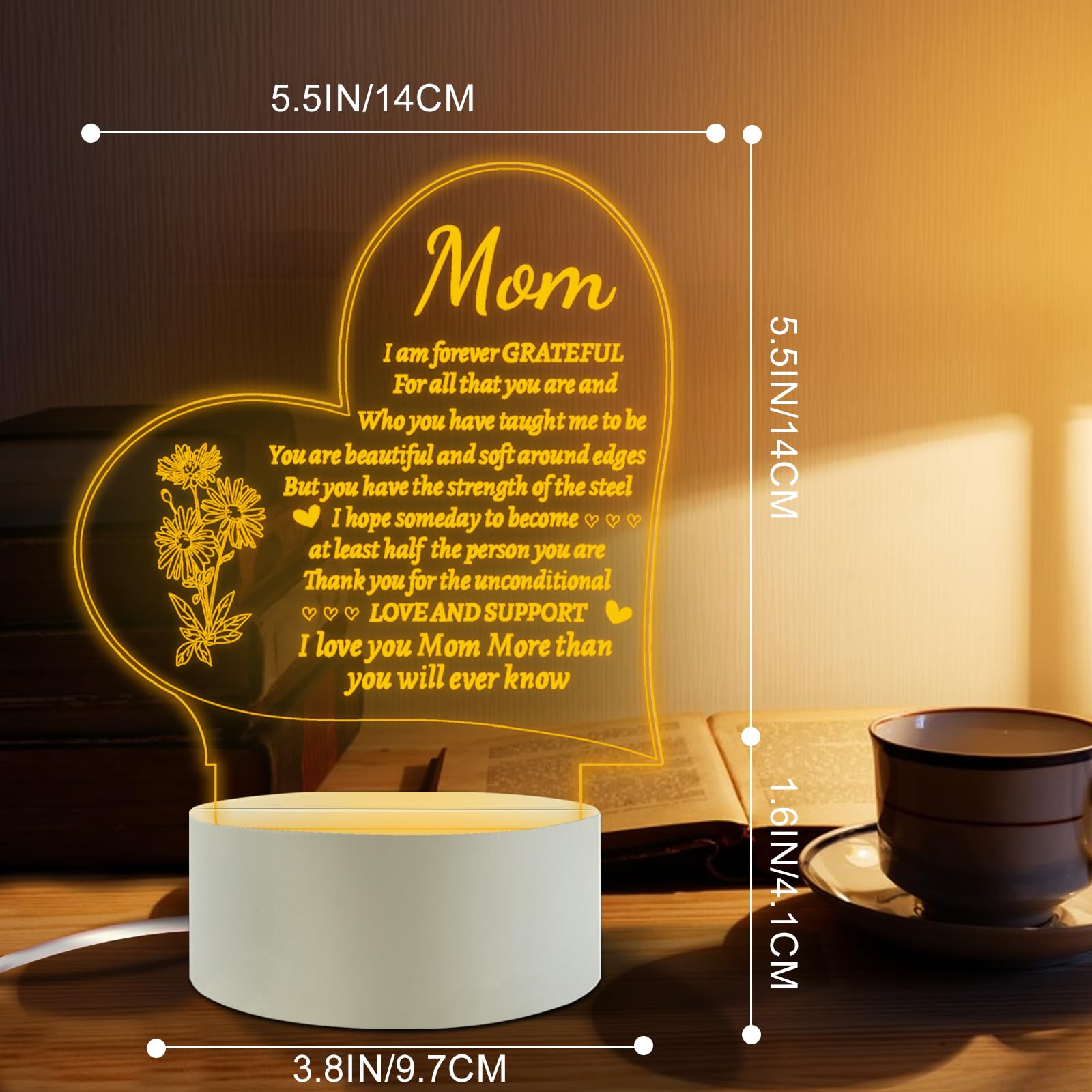 Febdey Lovely Mother-Best Mom Birthday Gifts From Daughter Son