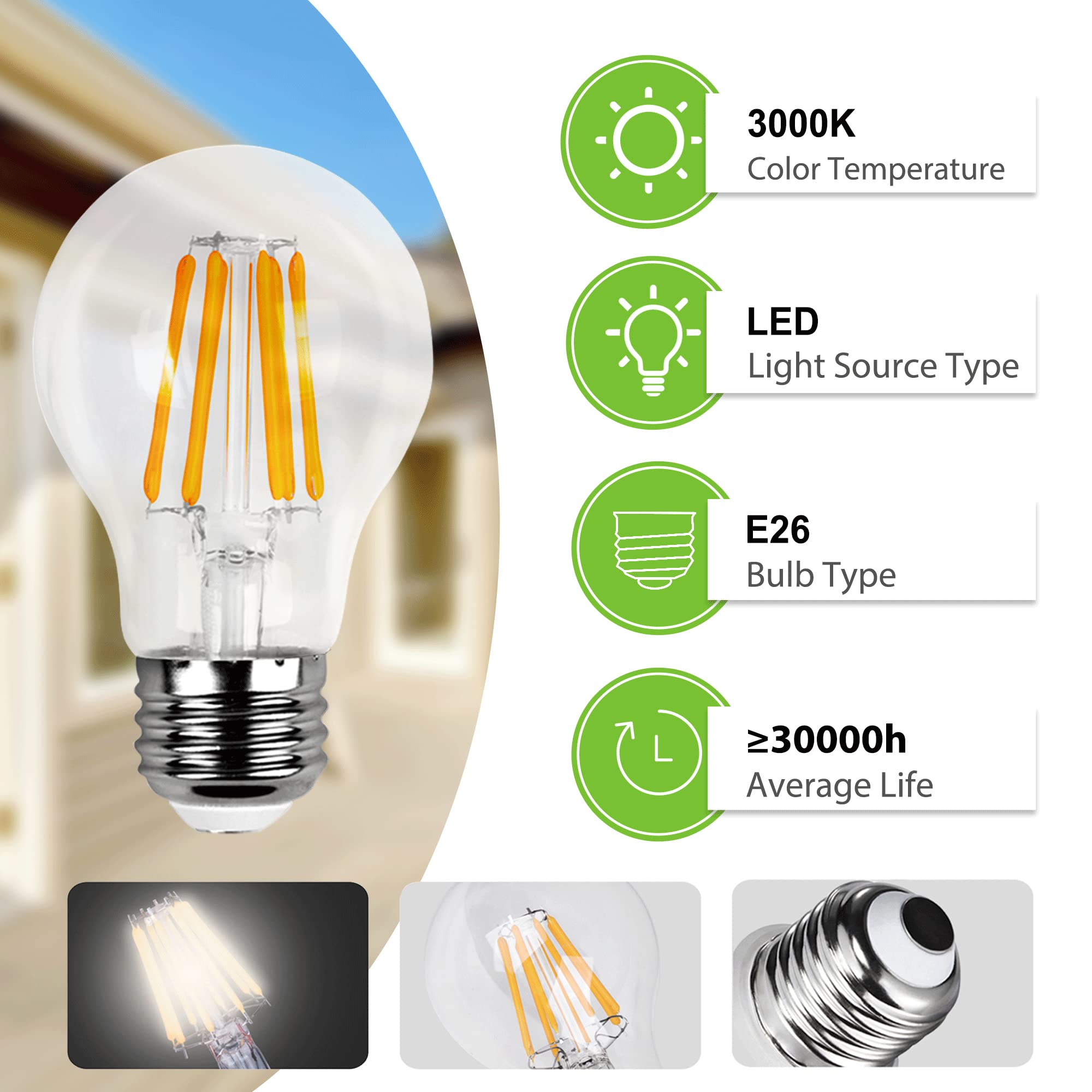 FUDESY Outdoor Wall Lantern, Waterproof Porch Light, Plastic, No Sensor, White, Model P746-E26W, Bulb Included