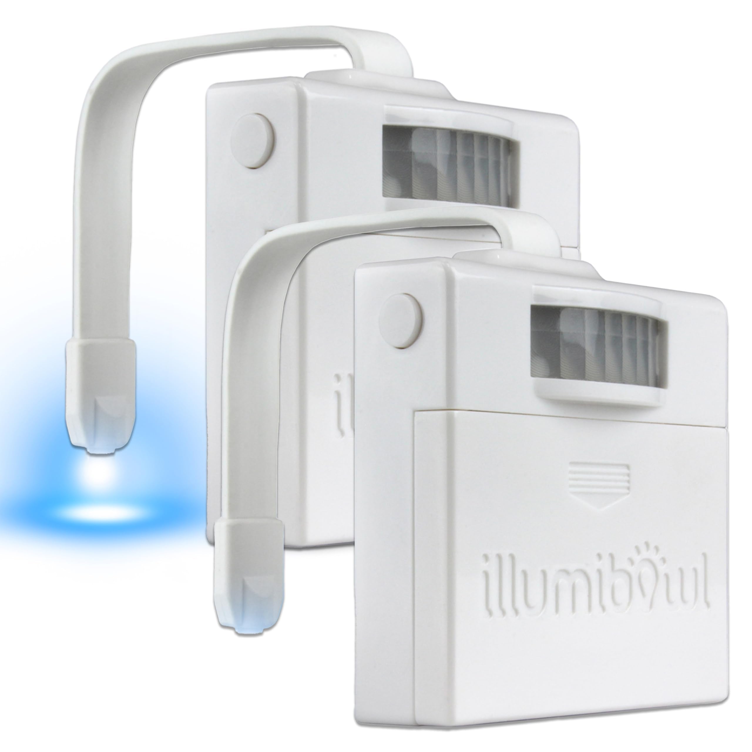 IllumiBowl Toilet Night Light, As Seen On Shark Tank, Multi-Color, Universal Fit, Battery Powered Motion Sensor Night Light, Bat