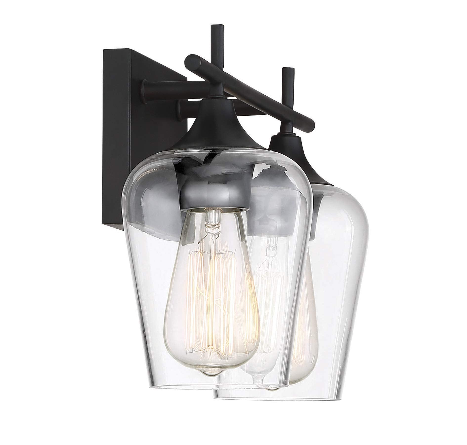 Savoy House Octave 2 Light Bath Bar, Metal, 9.50x13.75x13.75, English Bronze, Model 8-4030-2-13