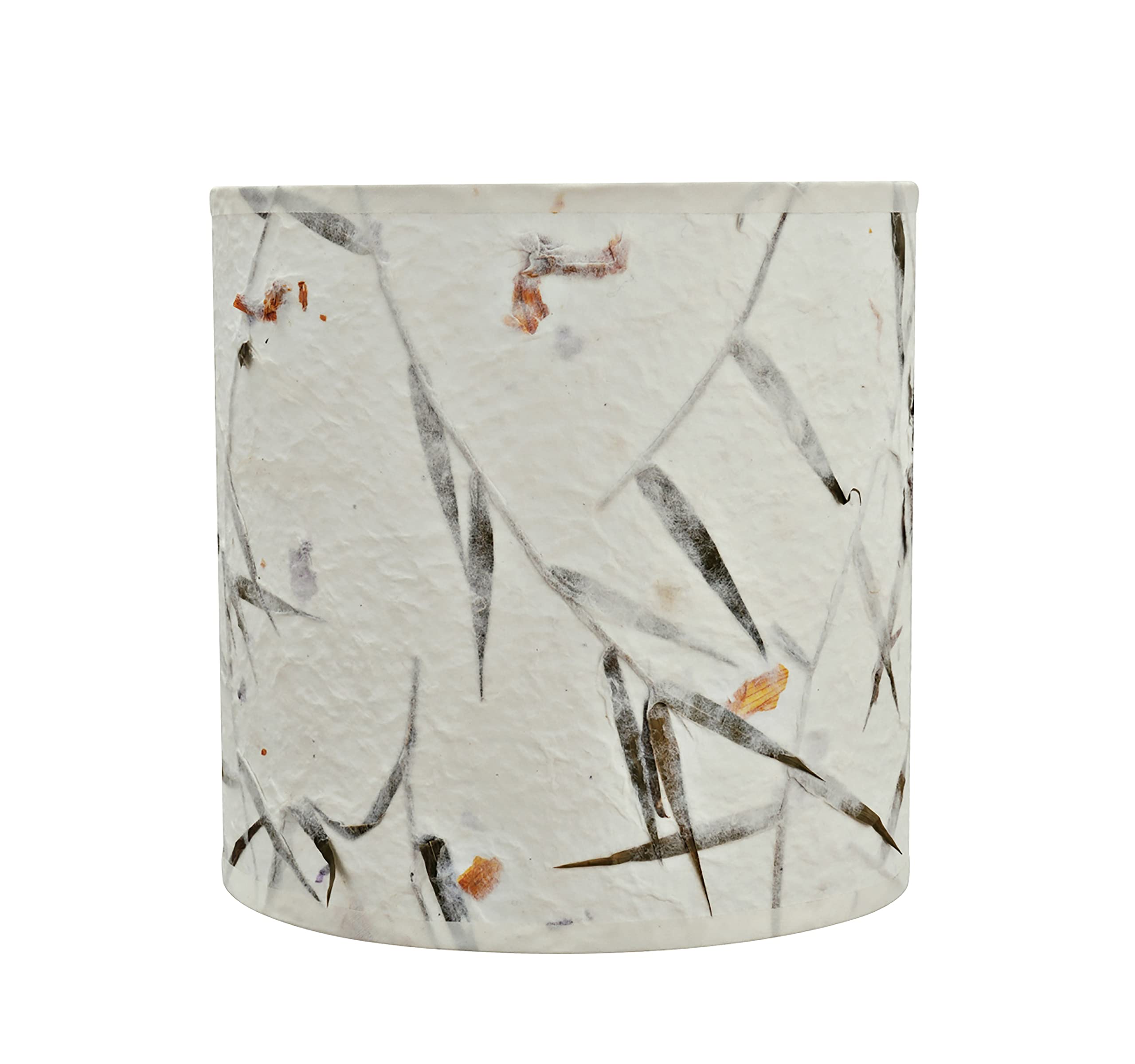Aspen Creative 31223 Transitional Drum (Cylinder) Shaped Spider Construction Lamp Shade In Off White, 8'' Wide (8'' X 8'' X 8'')