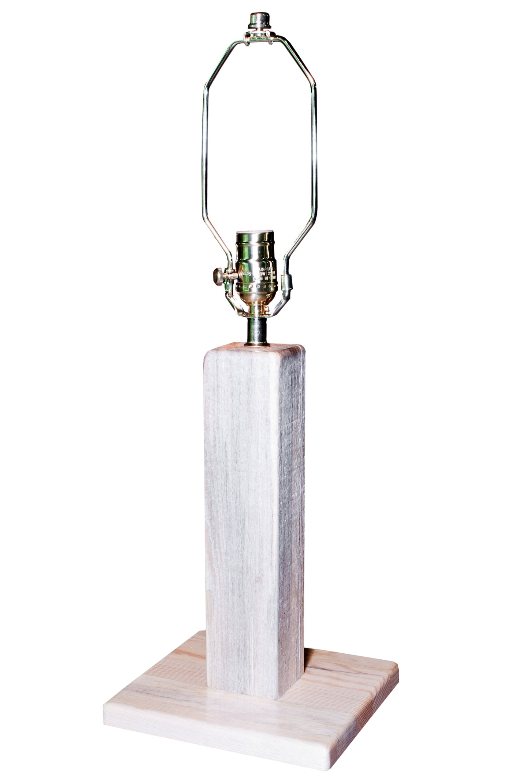 Montana Woodworks Table Lamp, Wood, Puritan Pine, 8inL x 8inW x 23inH, Model MWHCLP