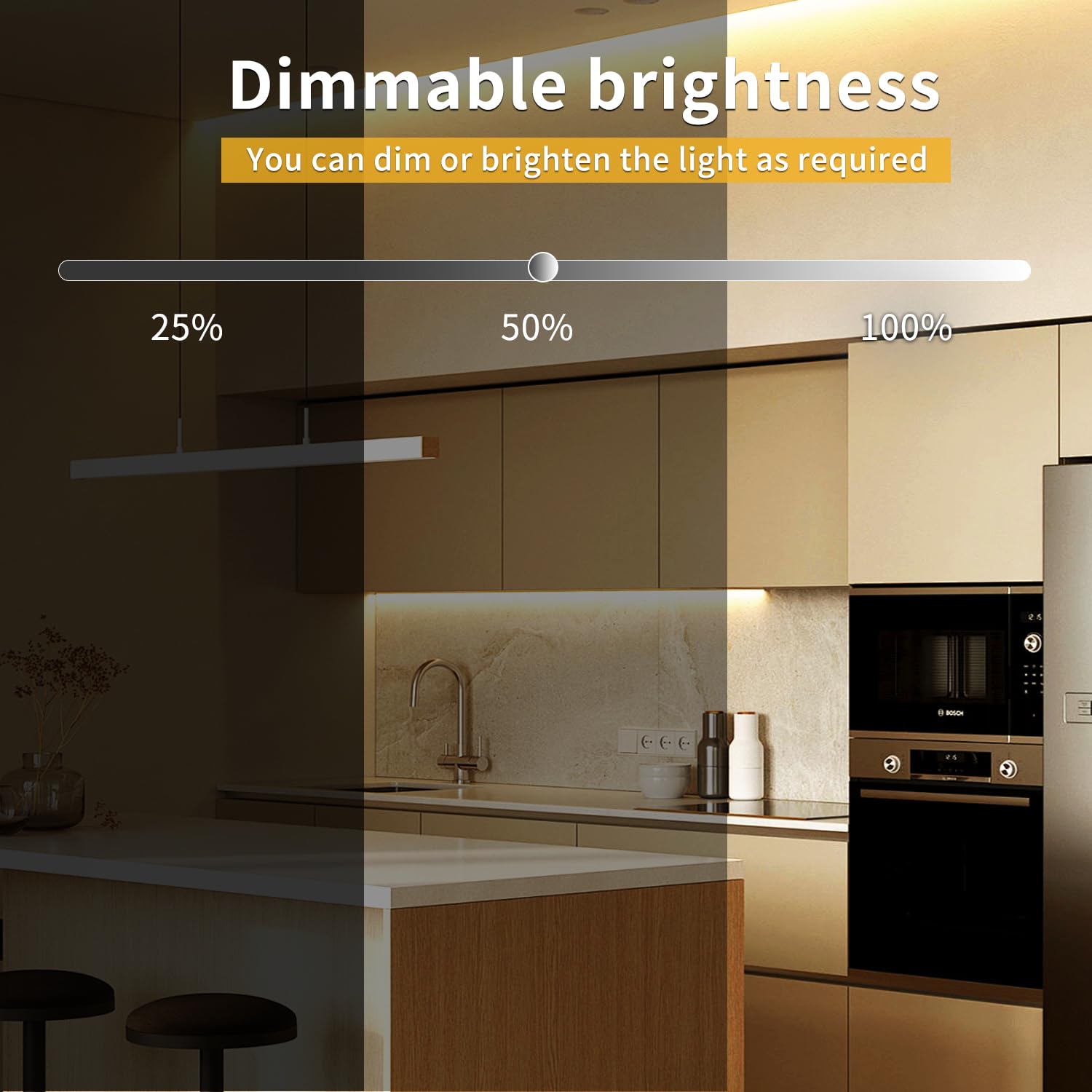 Yeewhale 32.8Ft Cob Led Strip Lights 3000K Warm White Dimmable Dc 24V Flexible Led Tape Light For Bedroom, With Remote And App Control Led Light Strip,For Diy Home Decoration