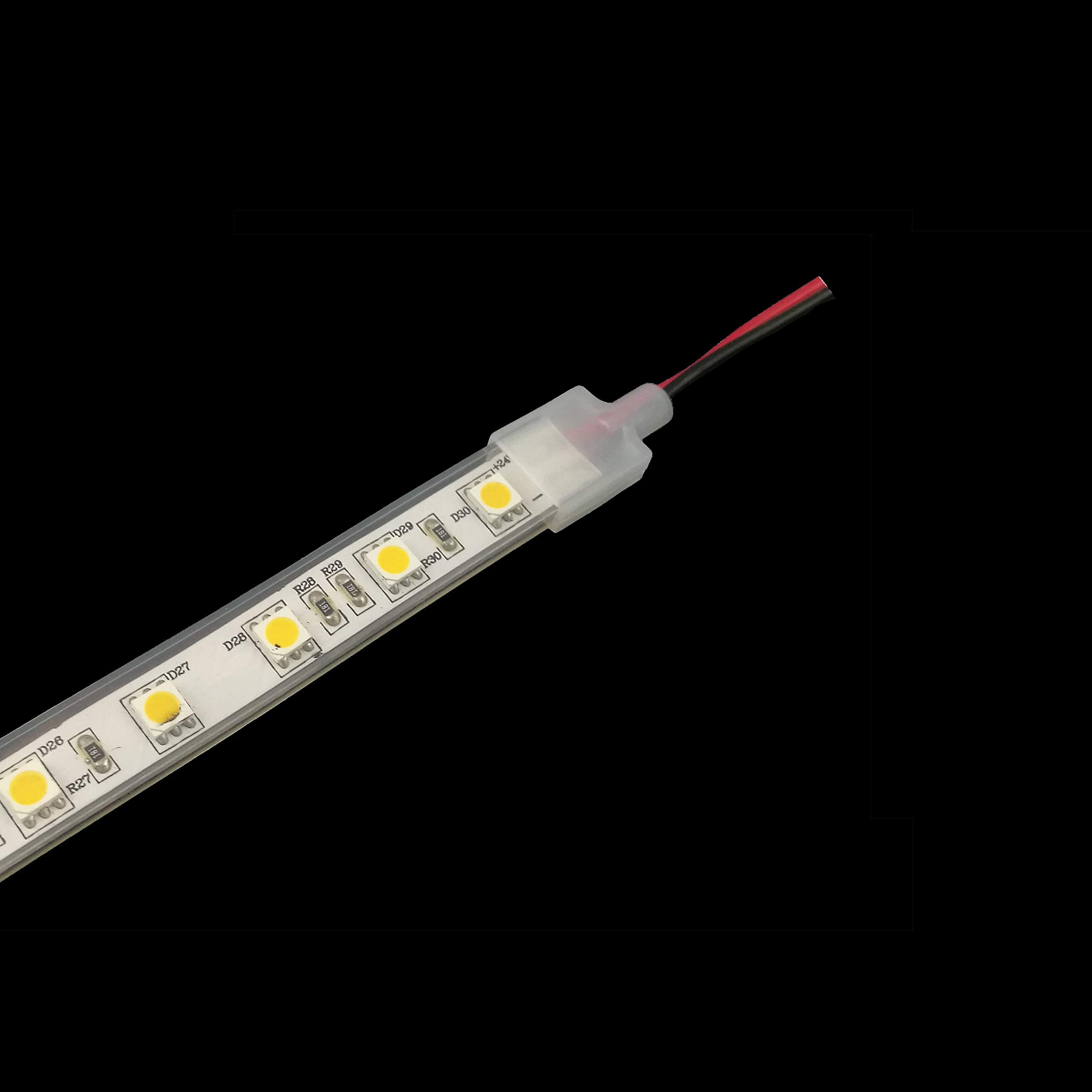 Msdusa 50 Pack Cable Cap With Sealant Use For 12Mm/0.47In Width Ip67/Ip68 Waterproof Led Strip Light
