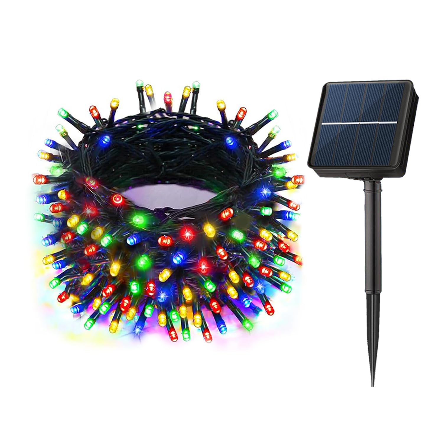 LALAPAO Solar Lights Halloween Outdoor Decor 72ft 200 LED 8 Mode Solar Powered String Lights Waterproof for Indoor Garden Party 