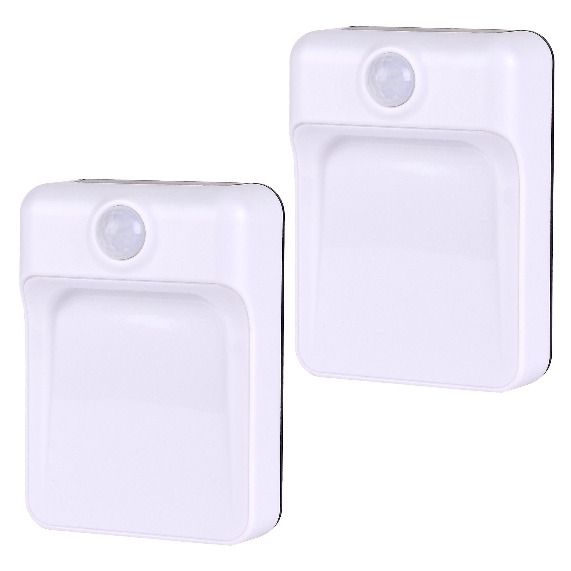 2 Set Battery Powered Motion Sensor Night Lights Stick-Anywhere Adhesive mounting. Kids Rooms Baby Night Light Hallways Closets 