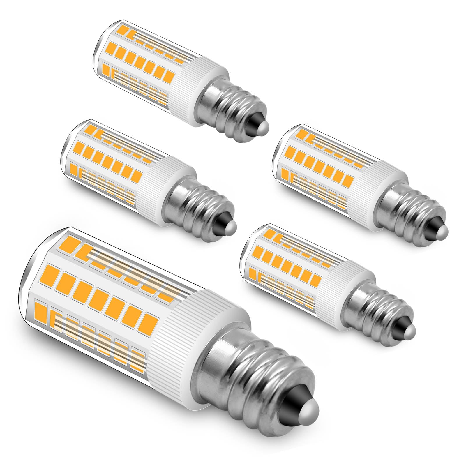 TRIJZHOU E12 LED Bulb 3W Equivalent to 25W C7 Replacement Bulbs Frosted Type B Candelabra Base 120V Warm White 3000K for Chandel