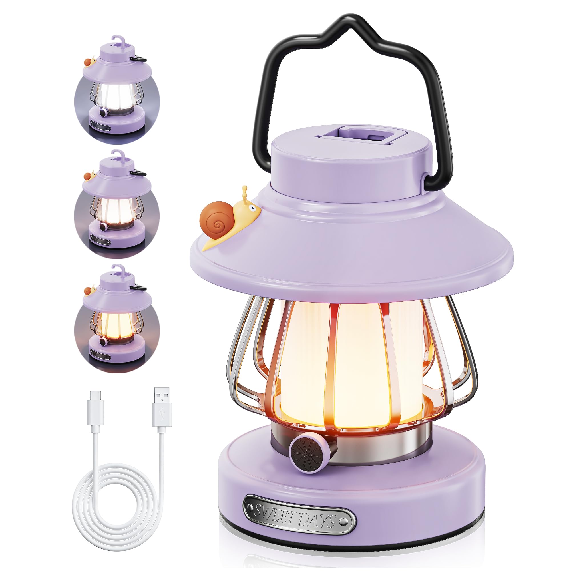 HOMY Gear lamp for Kids Set Toddler Flashlight Sky Lanterns Convenient LED Light Rechargeable Outdoor Indoor Essentials Table Portable Night Light Camping Lantern New Gift