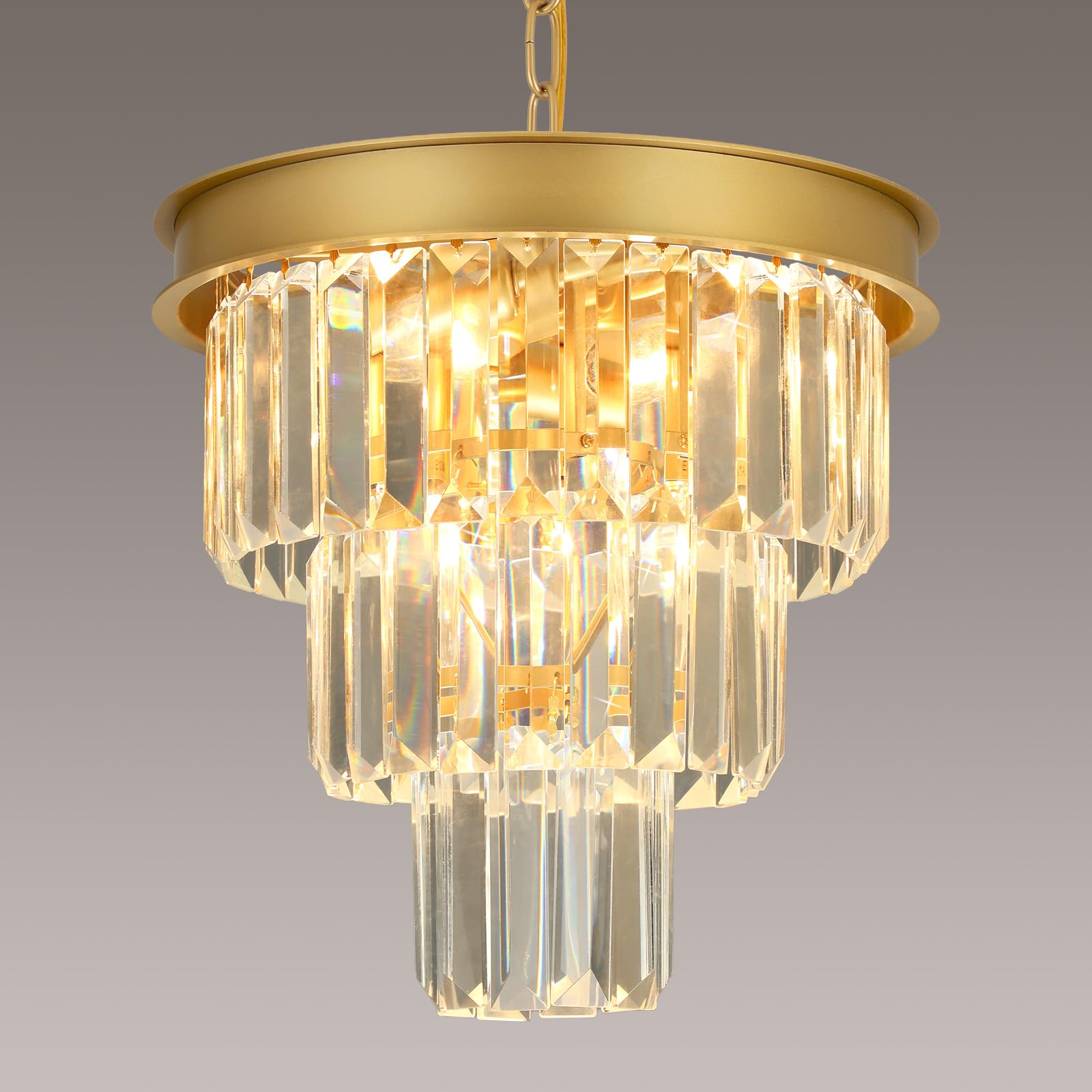 Weesalife Crystal Chandeliers For Dining Room Light Fixtures Over Table