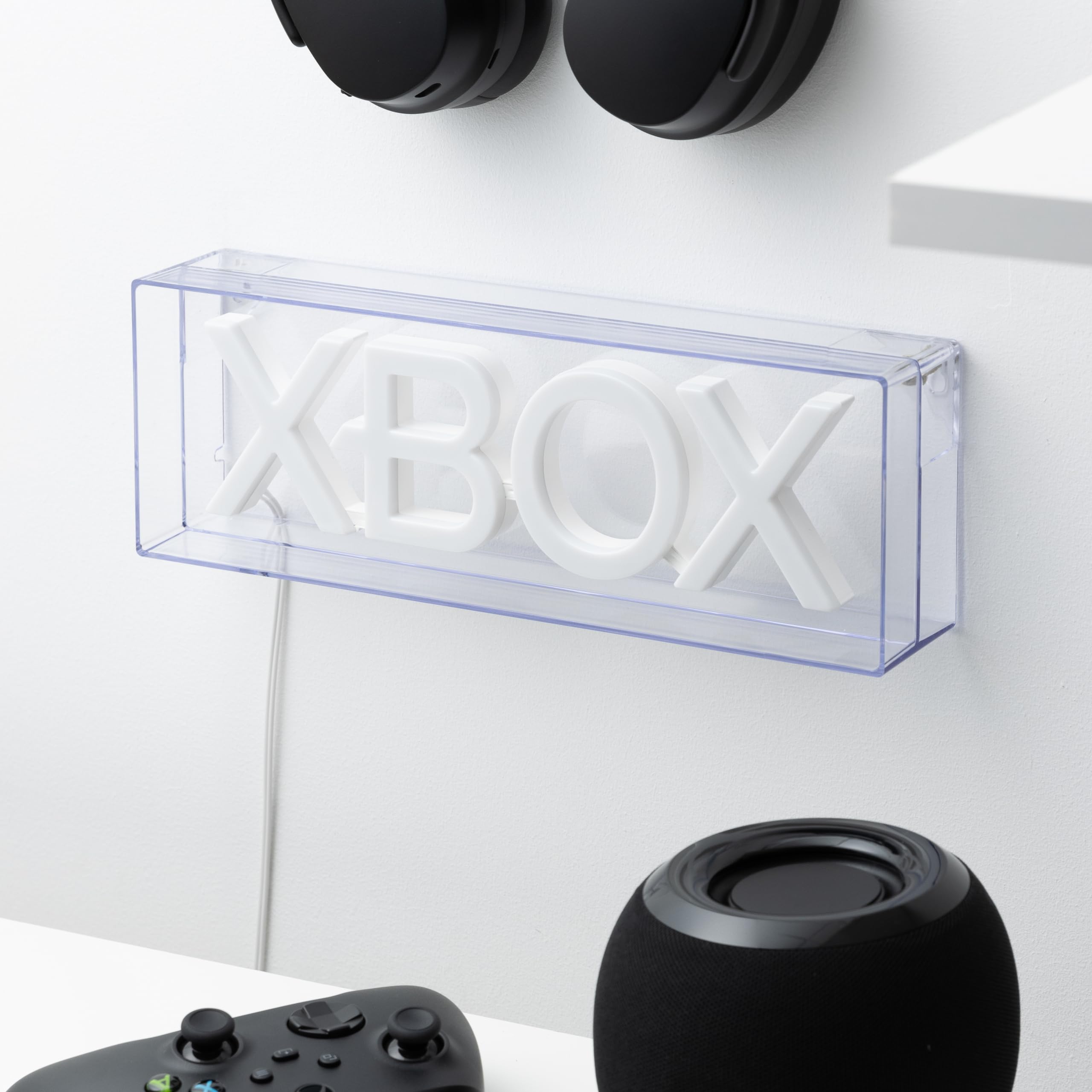 Paladone Xbox LED Neon Light, Free Standing or Wall Mountable, 30cm Wide, Multicolor, Model 12715