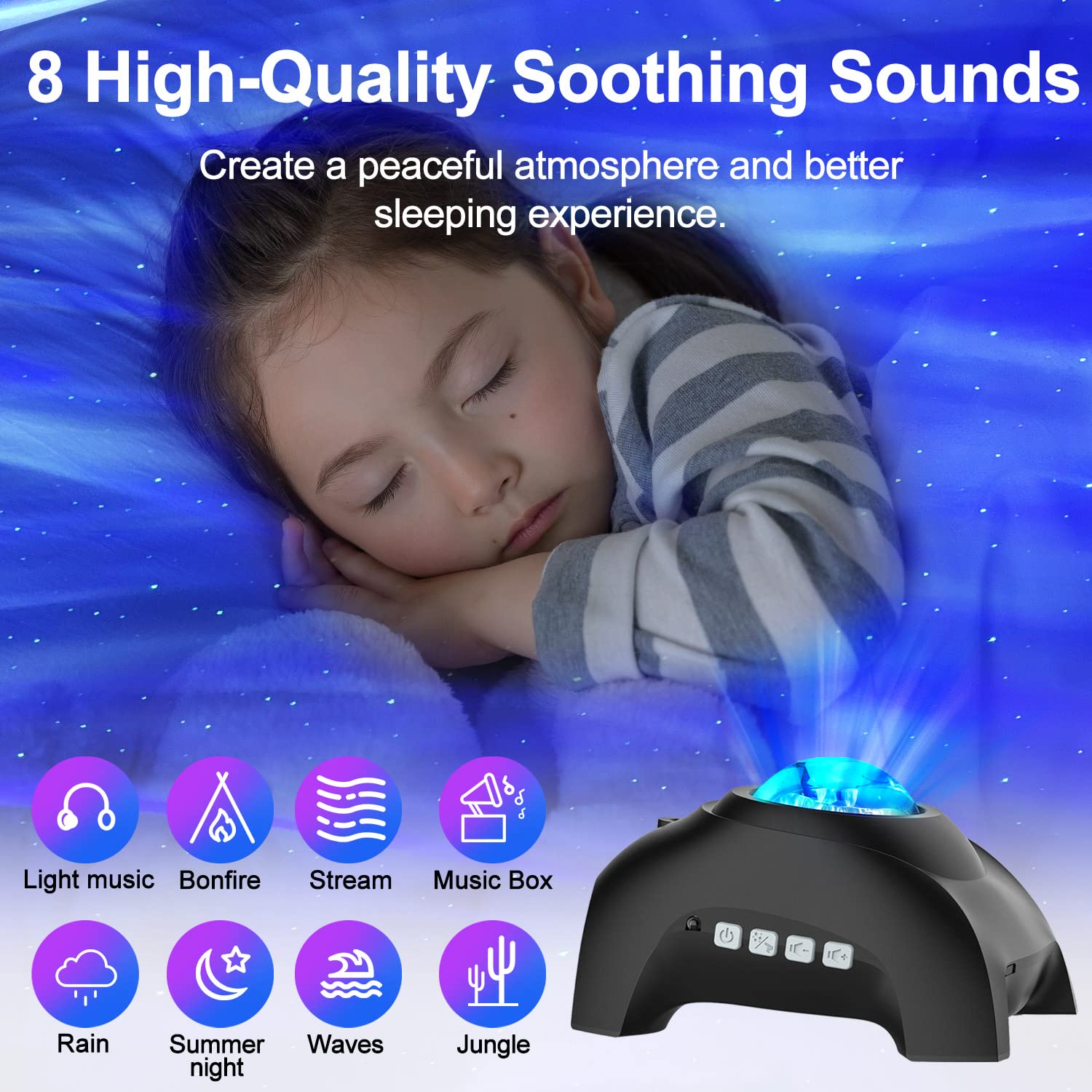 Star Projector  Cimelr Northern Galaxy Aurora Lights Projector With 33 Light Effects Bluetooth Speaker & White Noise  Remote Control Night Light For Bedroom  Room Decor  Party  Gift For Kids mature-themeds