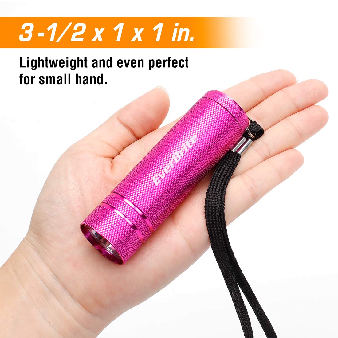 EverBrite Mini Flashlight Set, 30-Pack LED Aluminum Torches, Multicolor, Lanyard Included, Model E000070AE, Batteries Included