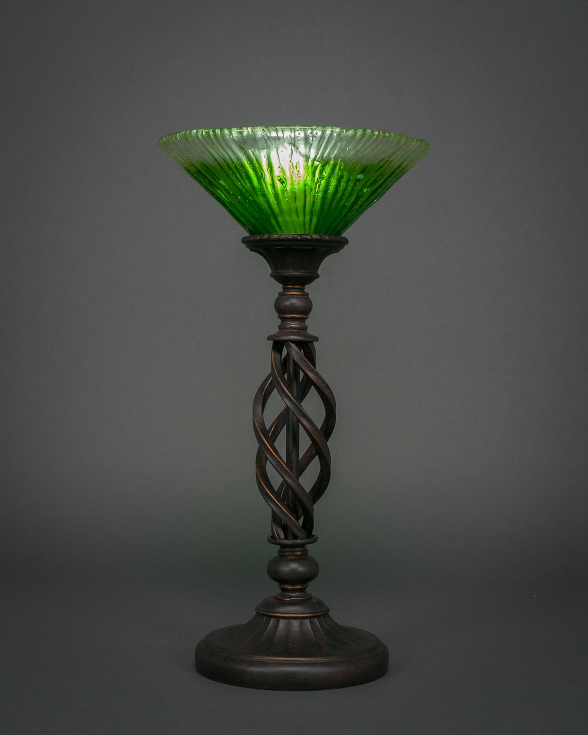 Toltec Lighting Elegante1 Light Table Lamp in Dark Granite (63-DG-437)