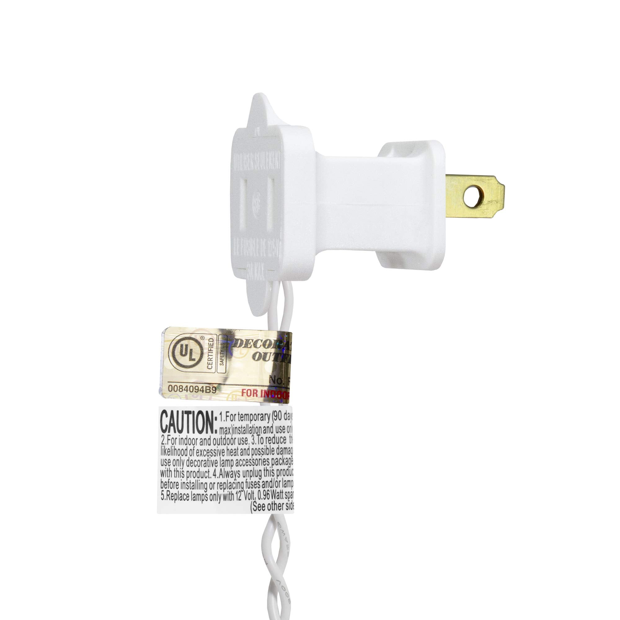 Northlight 100 Green LED Mini Christmas Lights - 33 ft White Wire, Plastic, Model NORTHLIGHT NL02500, Green