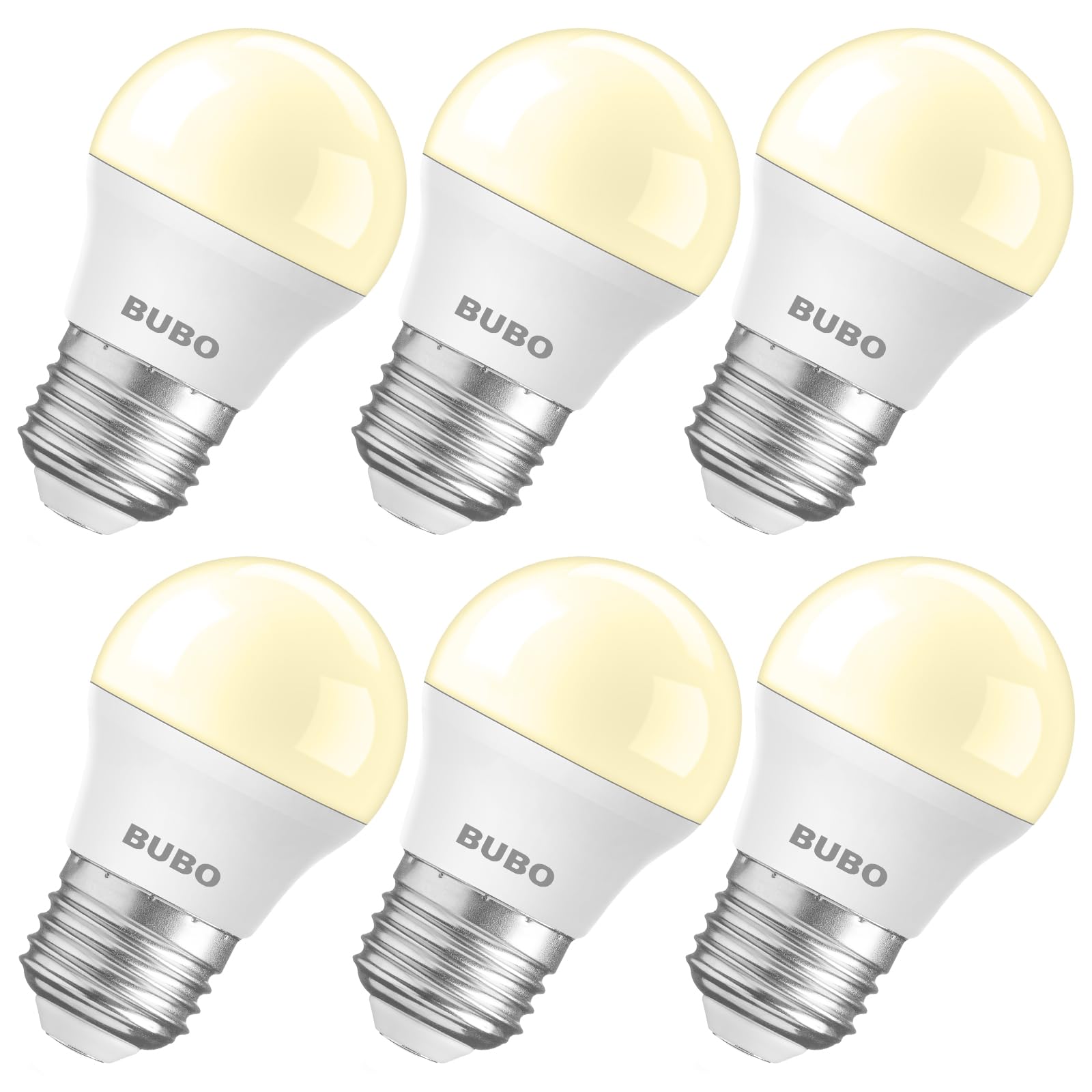 Bubo Led Refrigerator Light Bulb 40W Equivalent, Appliance Bulb 120V, Fridge Light Bulb Soft White 2700K, A15 Light Bulb, Freeze