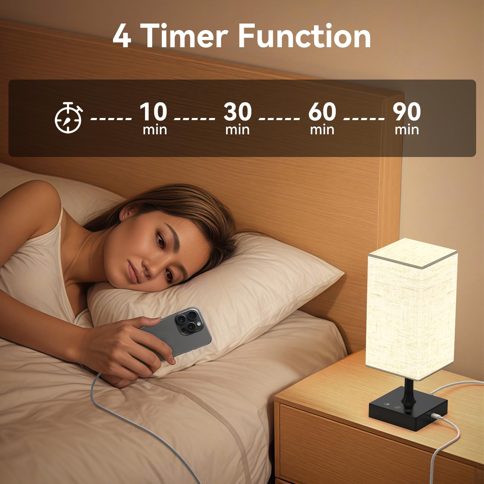 Cycluminor 10000 Lux Sunlight Lamp With 3 Color Temperatures, Adjustable Brightness,Timer & Memory Function,Daylight Lamp,Full S