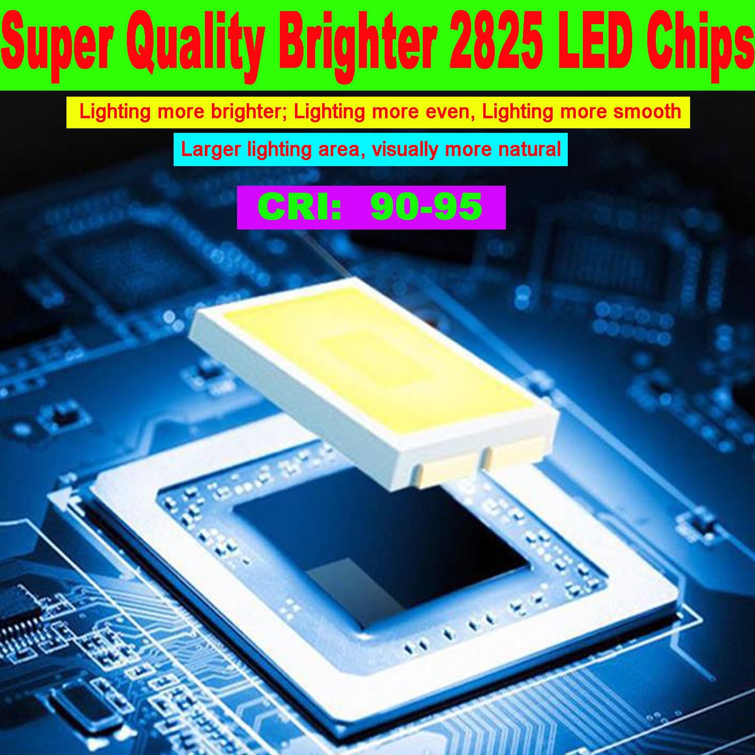 Suyooulin Led Strip Lights, 16.4Ft Waterproof Ip65, Smd 2835, 1200 Leds, 26000Lm, Natural White 4500K,