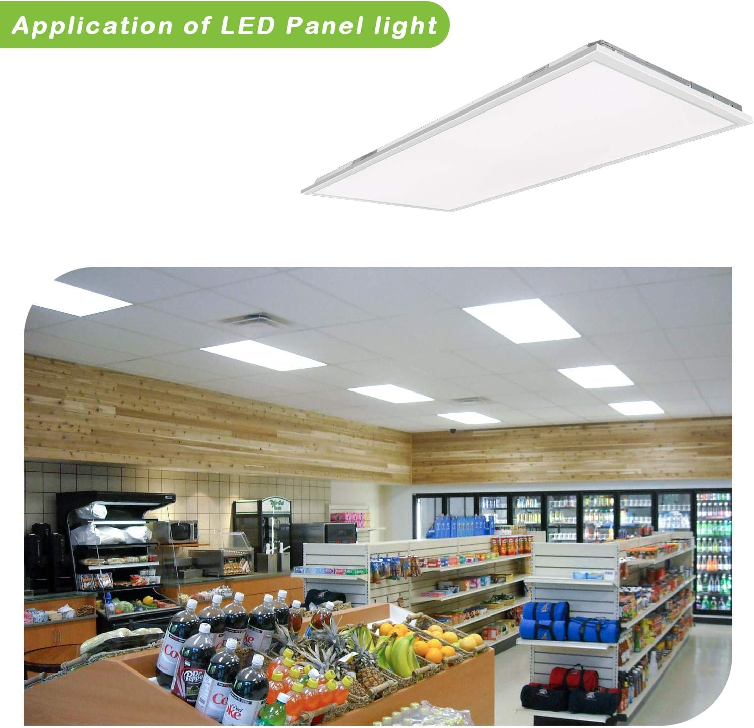 Hykolity 18 Pack 2X4 Ft Led Flat Panel Troffer Light, 30/40/50W, 3-Wattage Selectable, 5000K Recessed Back-Lit Drop Ceiling Ligh