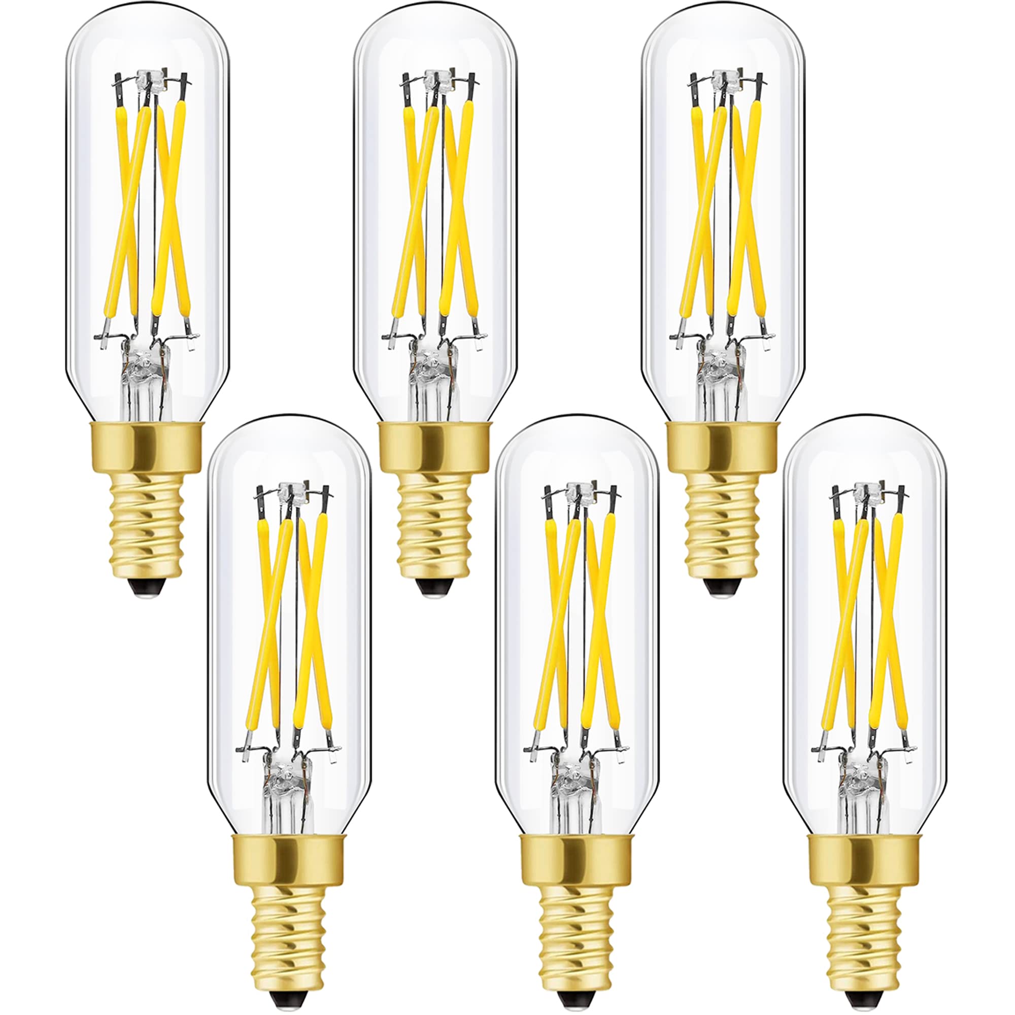 Leools E12 Led Bulb 4W Equivalent E12 Candelabra Bulb 40 Watt Daylight White 4000K Ac120V 500Lm Dimmable T6 T6.5 B11 Mini Edison
