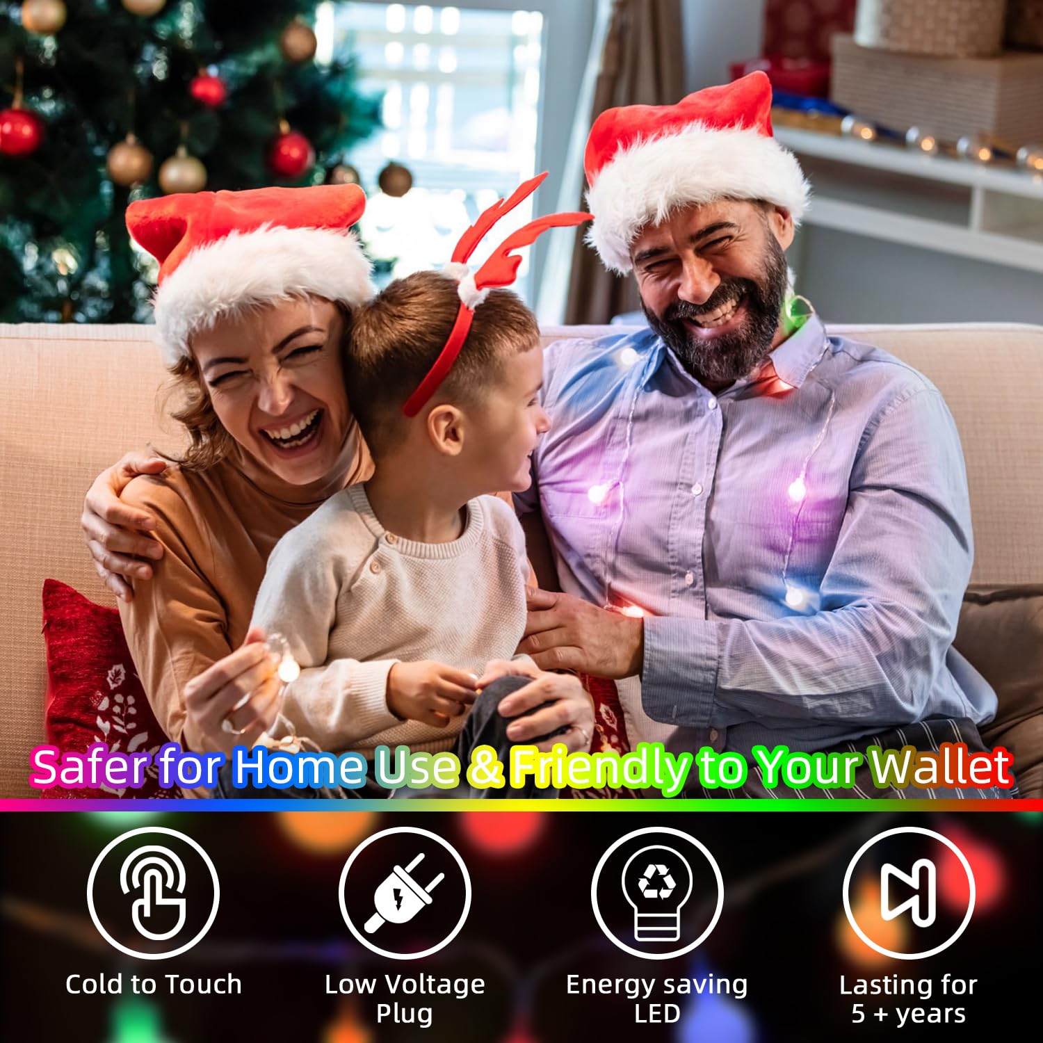 Wuxyiyang 360 Led String Lights 132Ft, 8 Lighting Modes Plug In Fairy String Lights For Bedroom Classroom Patio Garden Wedding P