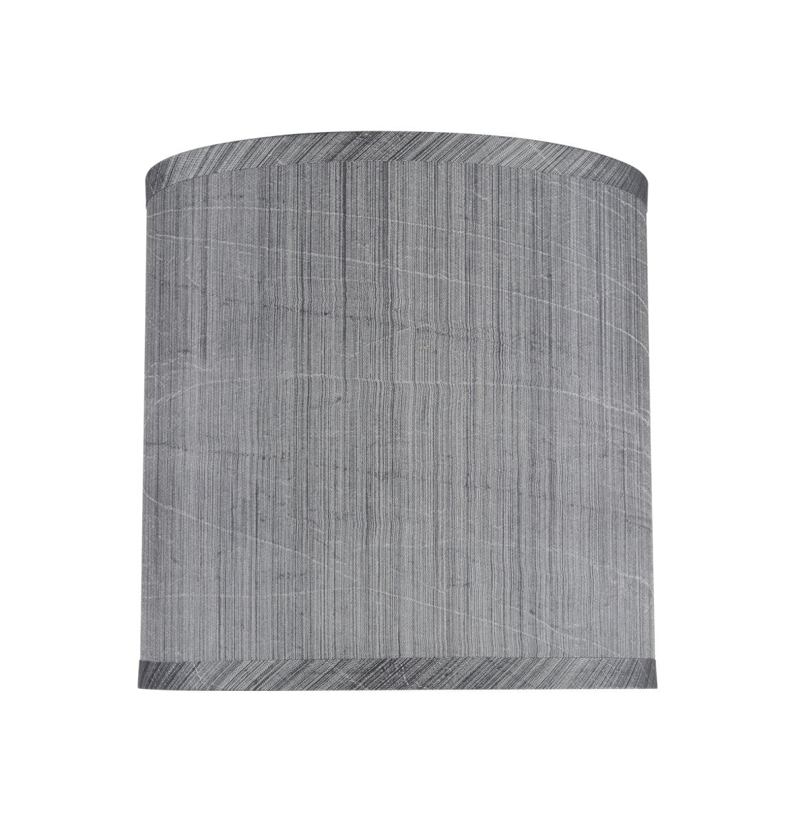 Aspen Creative 31017A Transitional Drum (Cylinder) Shaped Spider Construction Lamp Shade in Grey & Black  8 Wide (8 x 8 x 8)